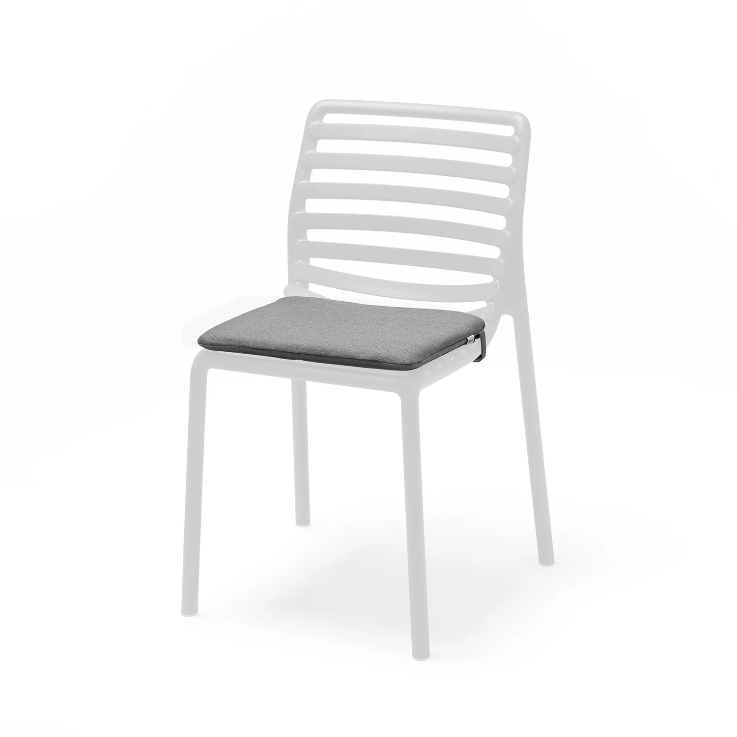 Nardi Doga Outdoor Dining Armless Chair Seat Cushion (Cushion Only) - Image 9