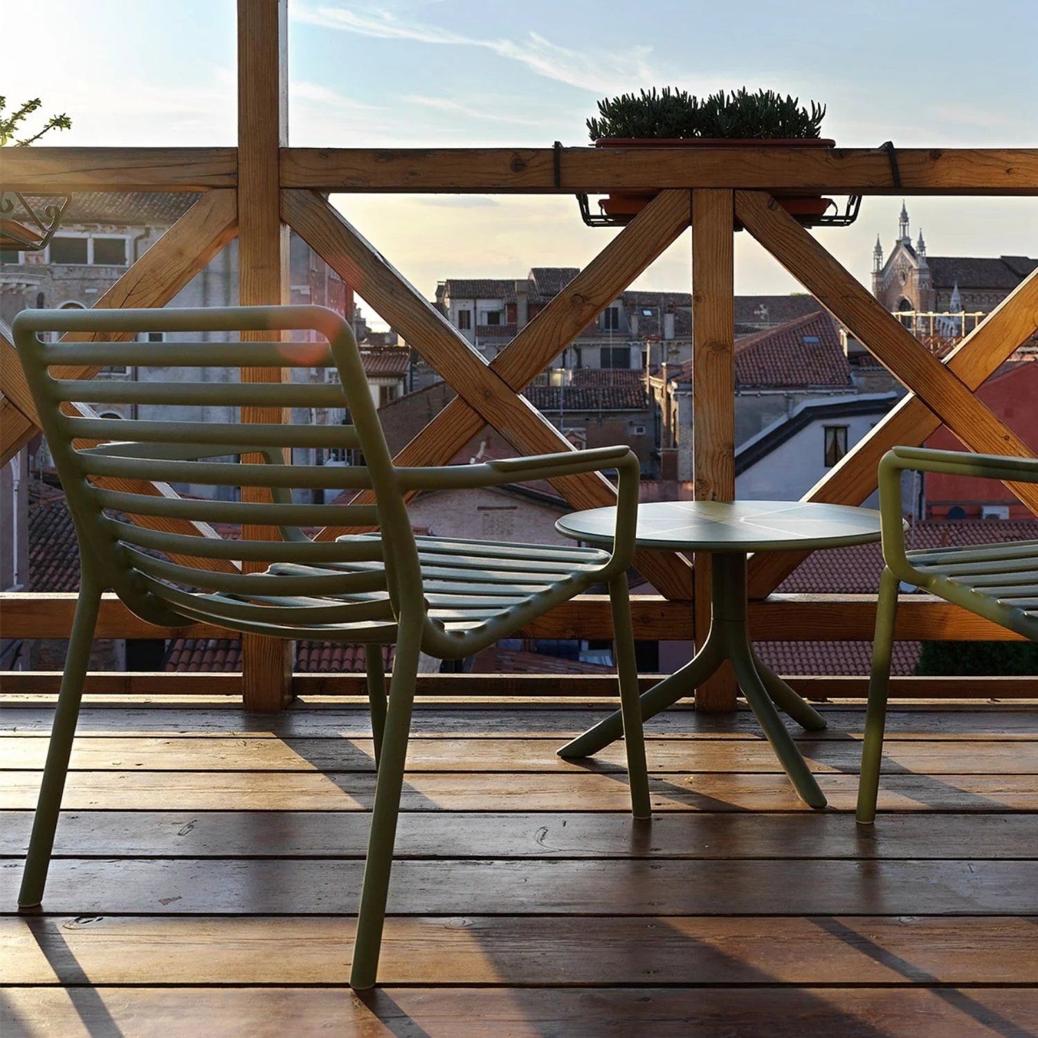 Nardi Doga Outdoor Resin Balcony Relax Chair - Image 9