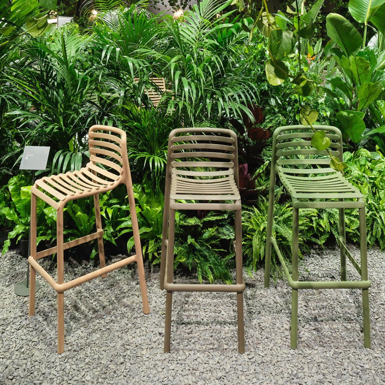 Nardi Doga Outdoor Resin Bar Stool - Image 7