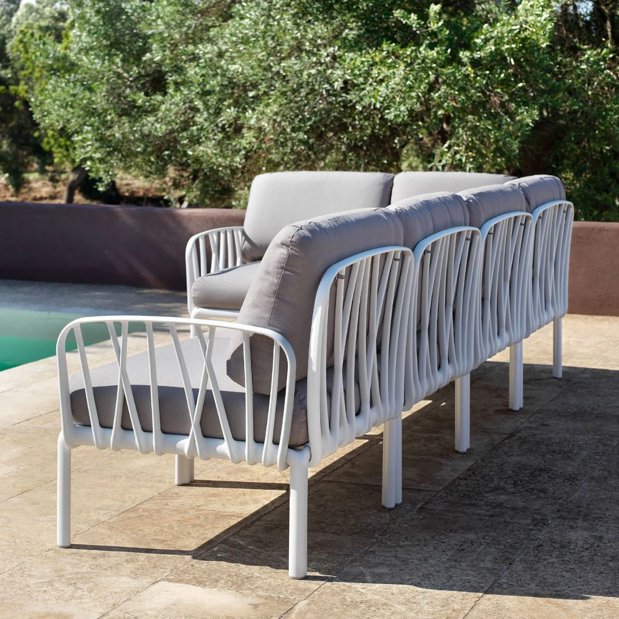 Nardi Komodo 5 Seater Outdoor Resin Modular Lounge - Image 3