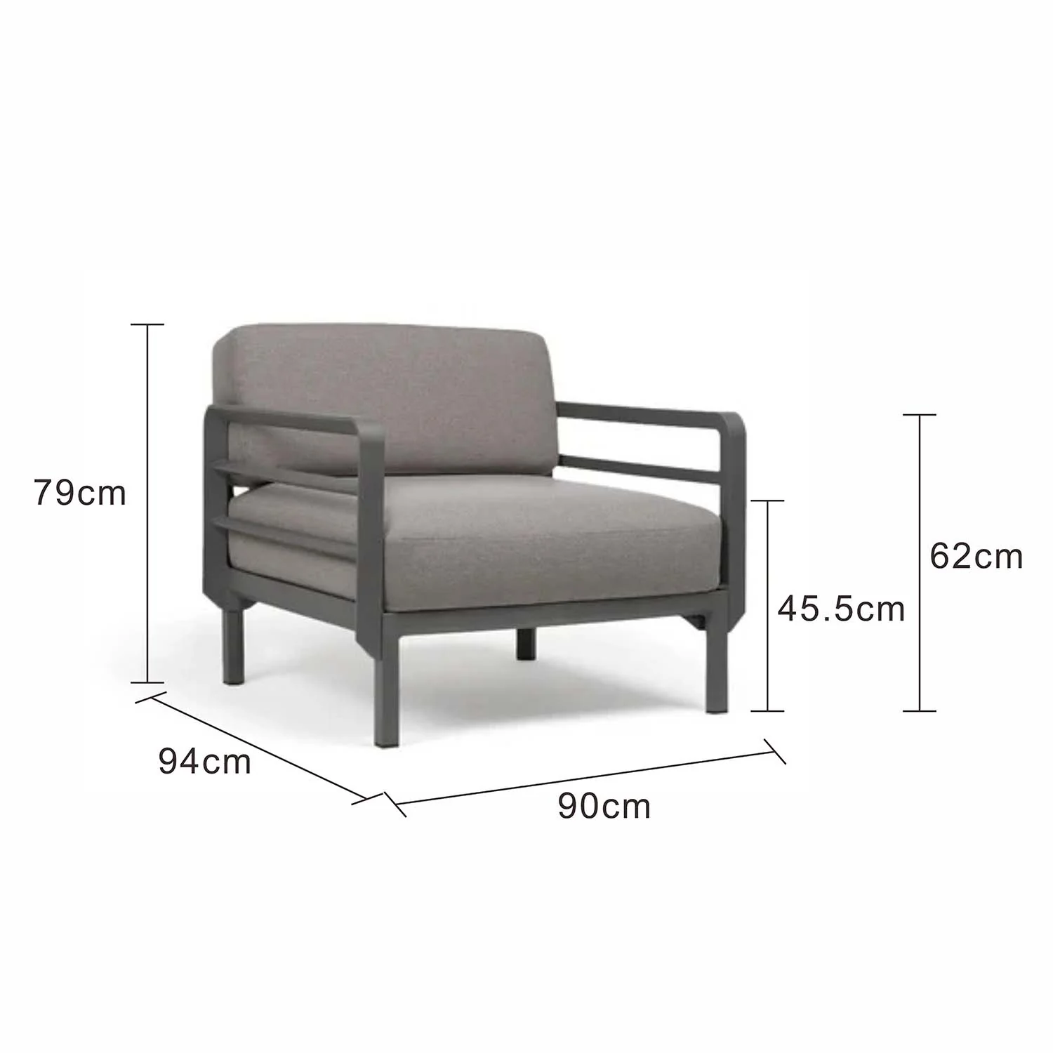 Nardi Maximo Outdoor Armchair - Image 10