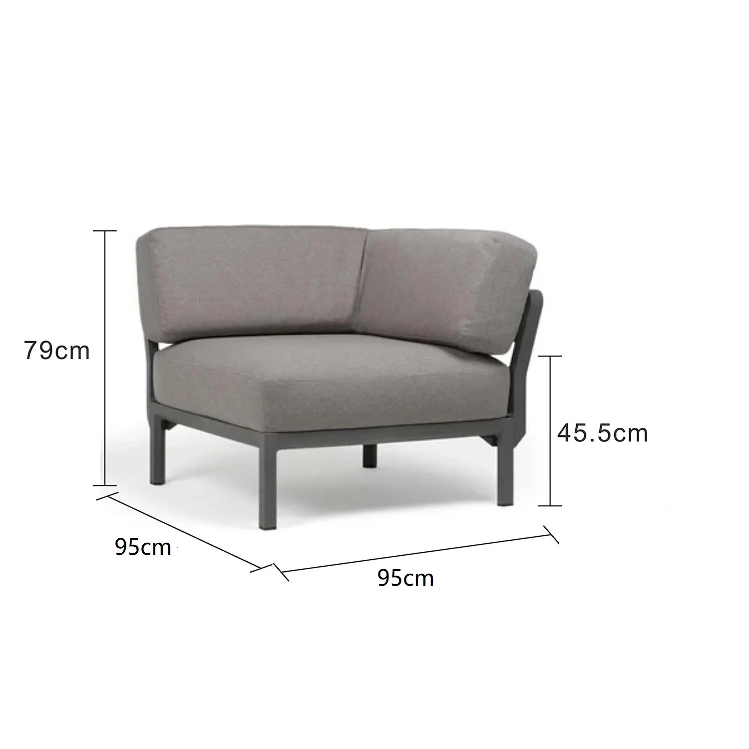 Nardi Maximo Outdoor Corner Chair - Image 8