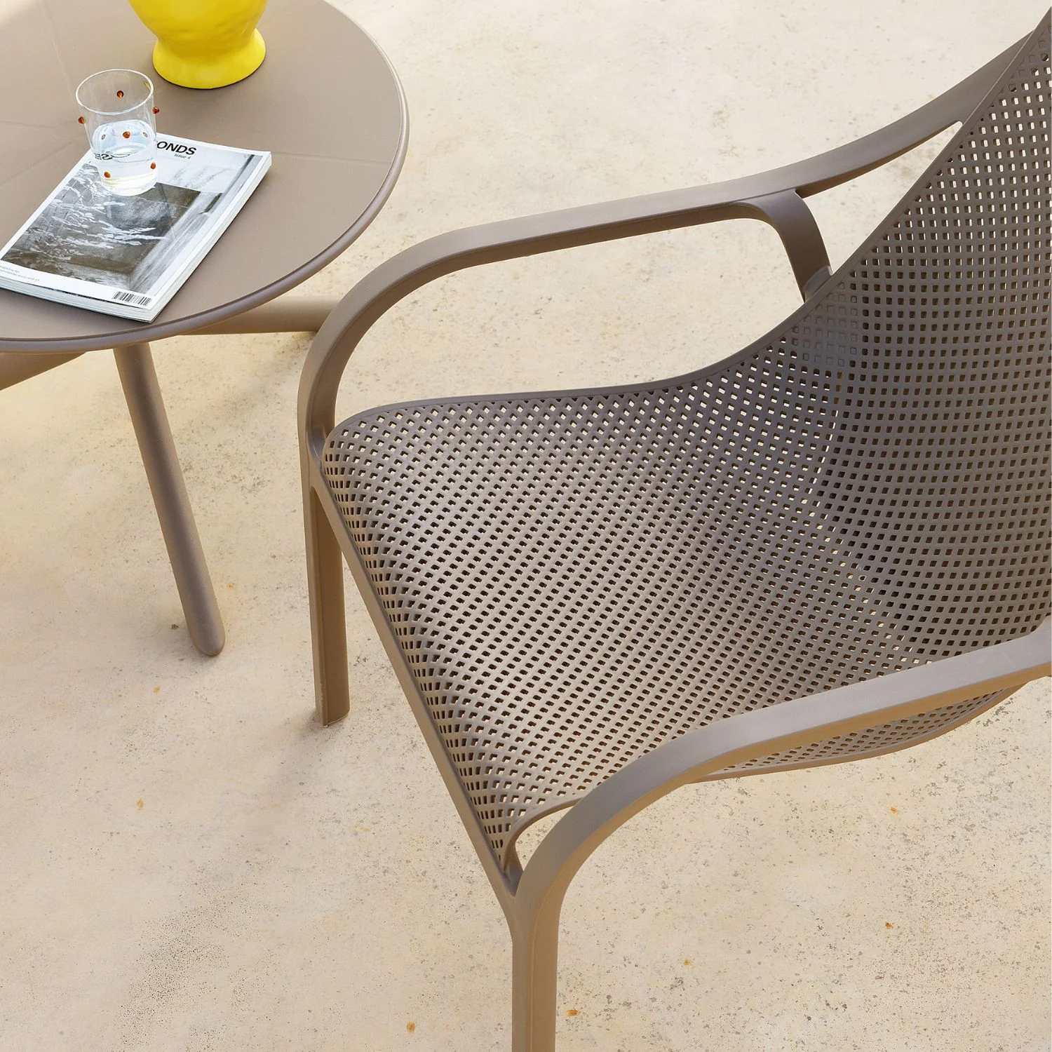 Nardi Net Outdoor Resin Balcony Lounge Chair - Image 17