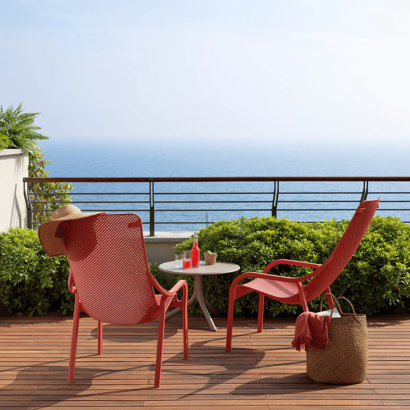 Nardi Net Outdoor Resin Balcony Lounge Chair - Image 6
