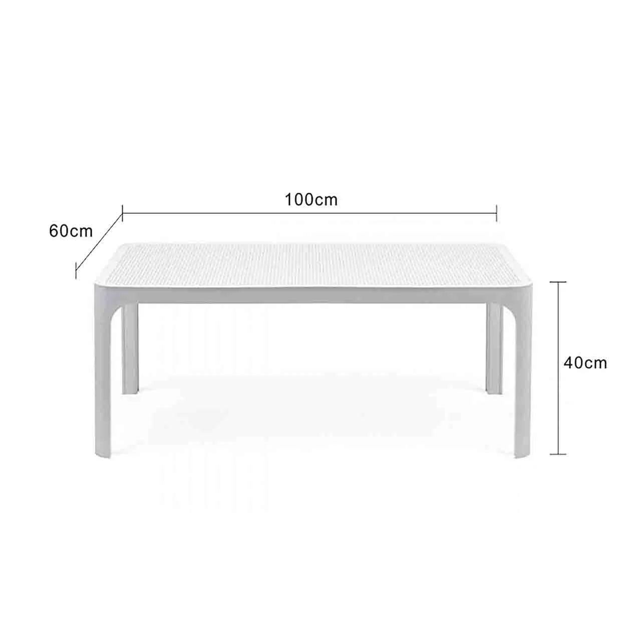 Nardi Net Outdoor Resin Coffee Table 100 cm - Image 13