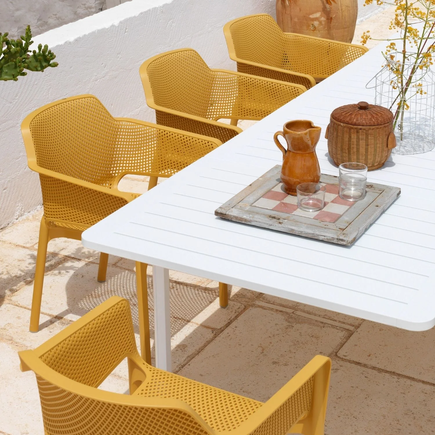 Nardi Net Outdoor Resin Dining Chair - Image 16