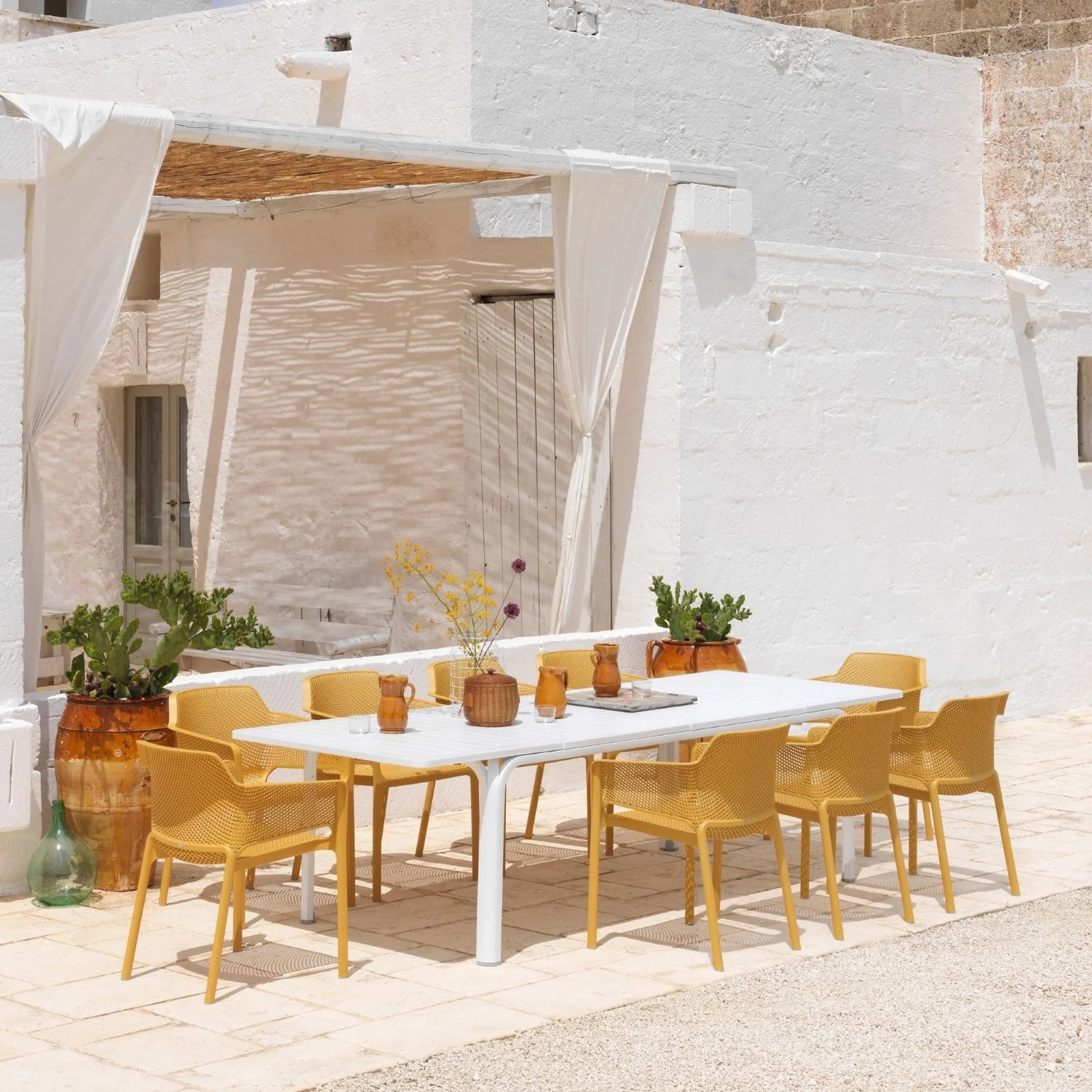 Nardi Net Outdoor Resin Dining Chair - Image 17