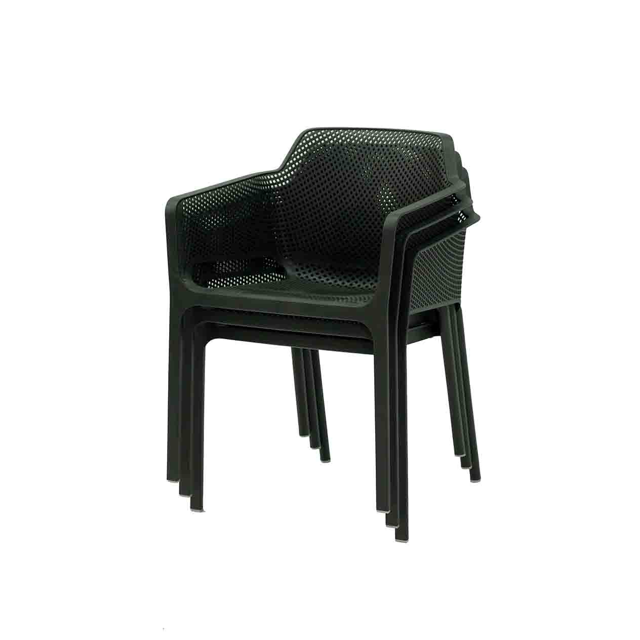 Nardi Net Outdoor Resin Dining Chair - Image 38