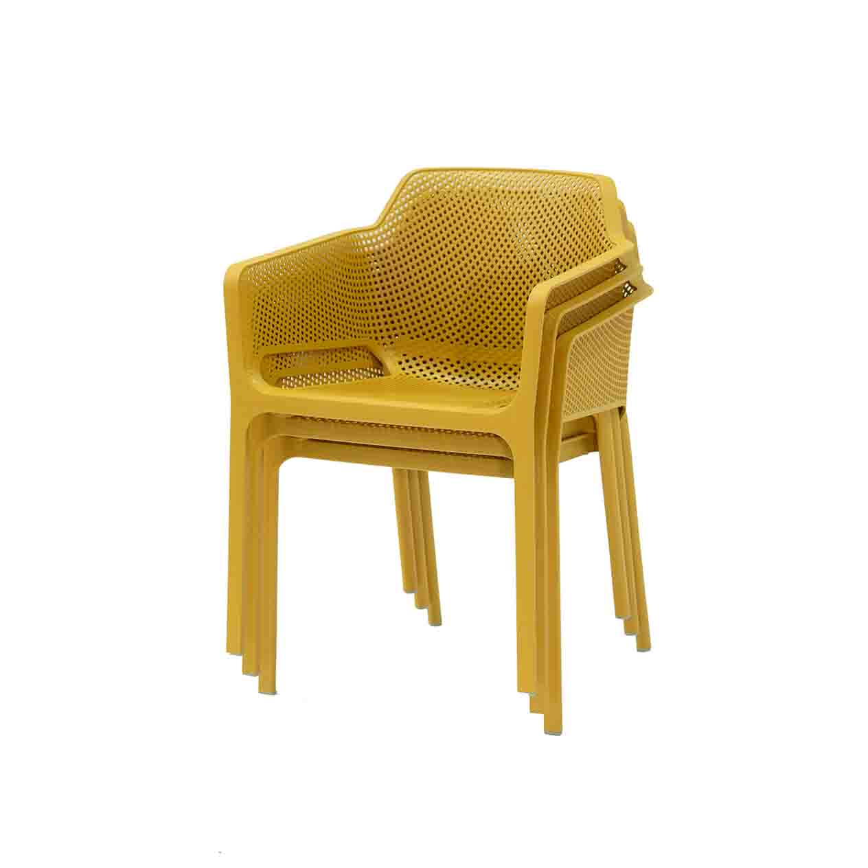 Nardi Net Outdoor Resin Dining Chair - Image 49