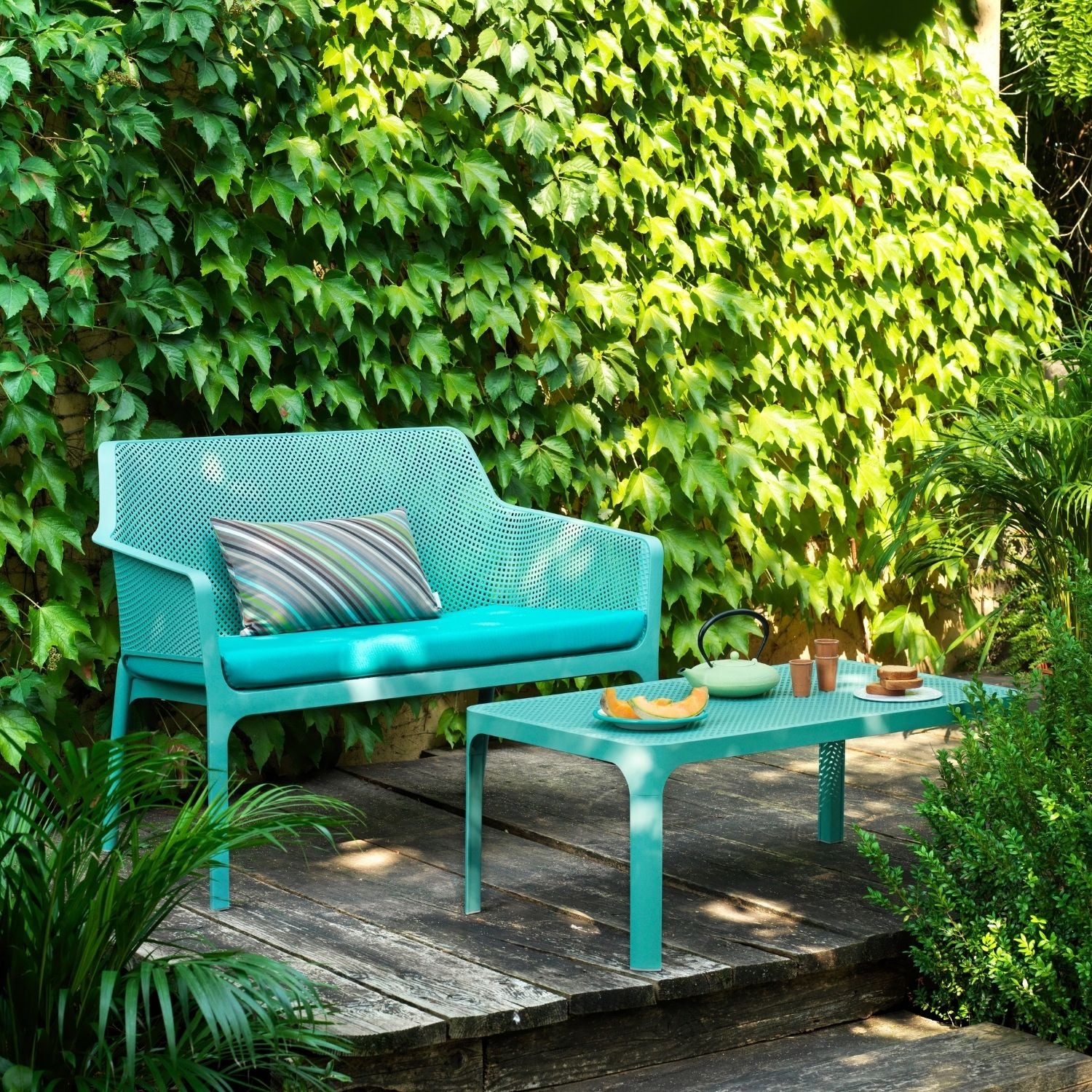 Nardi Net Outdoor Resin Bench 116 cm - Image 8