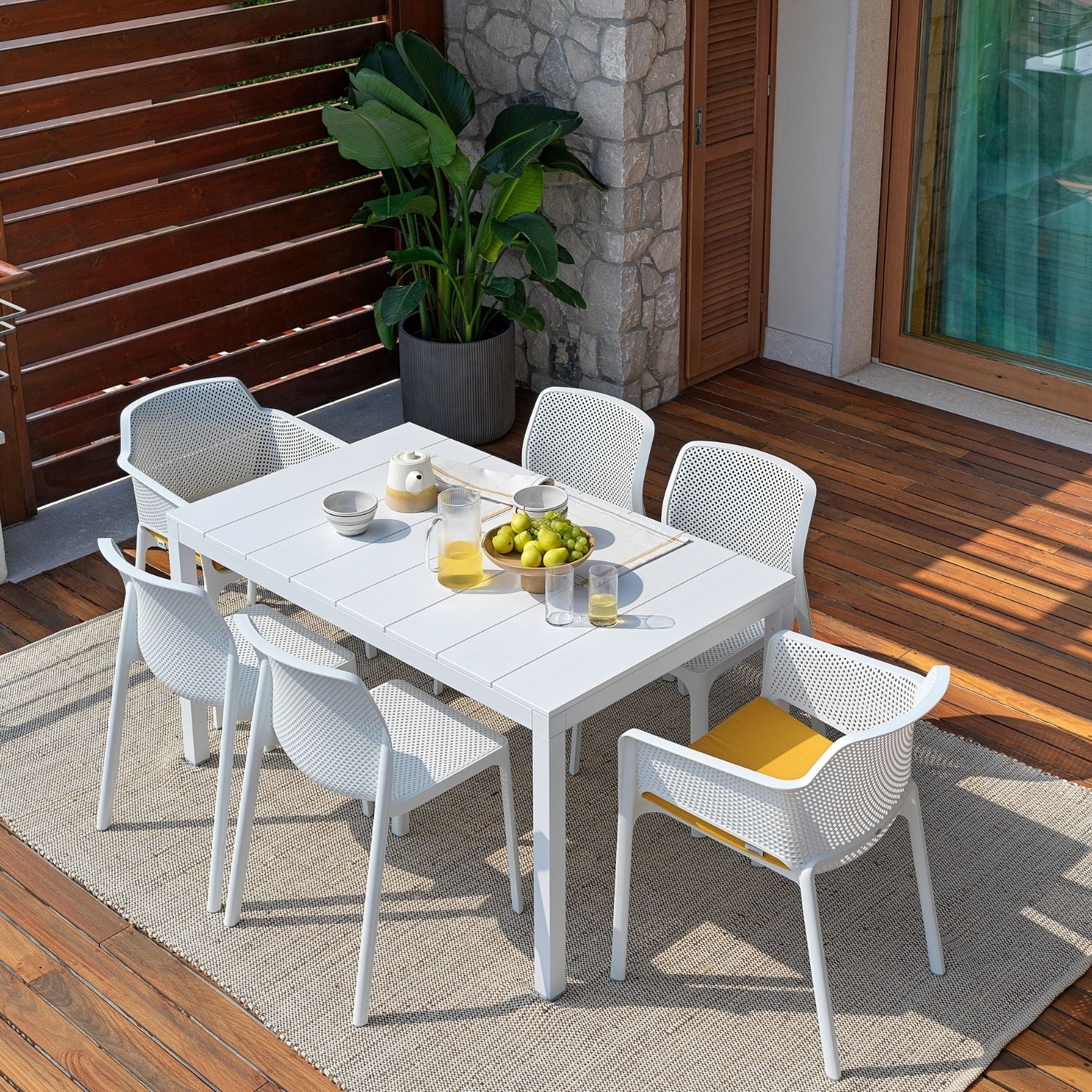 Nardi Net Outdoor Resin Dining Chair - Image 13