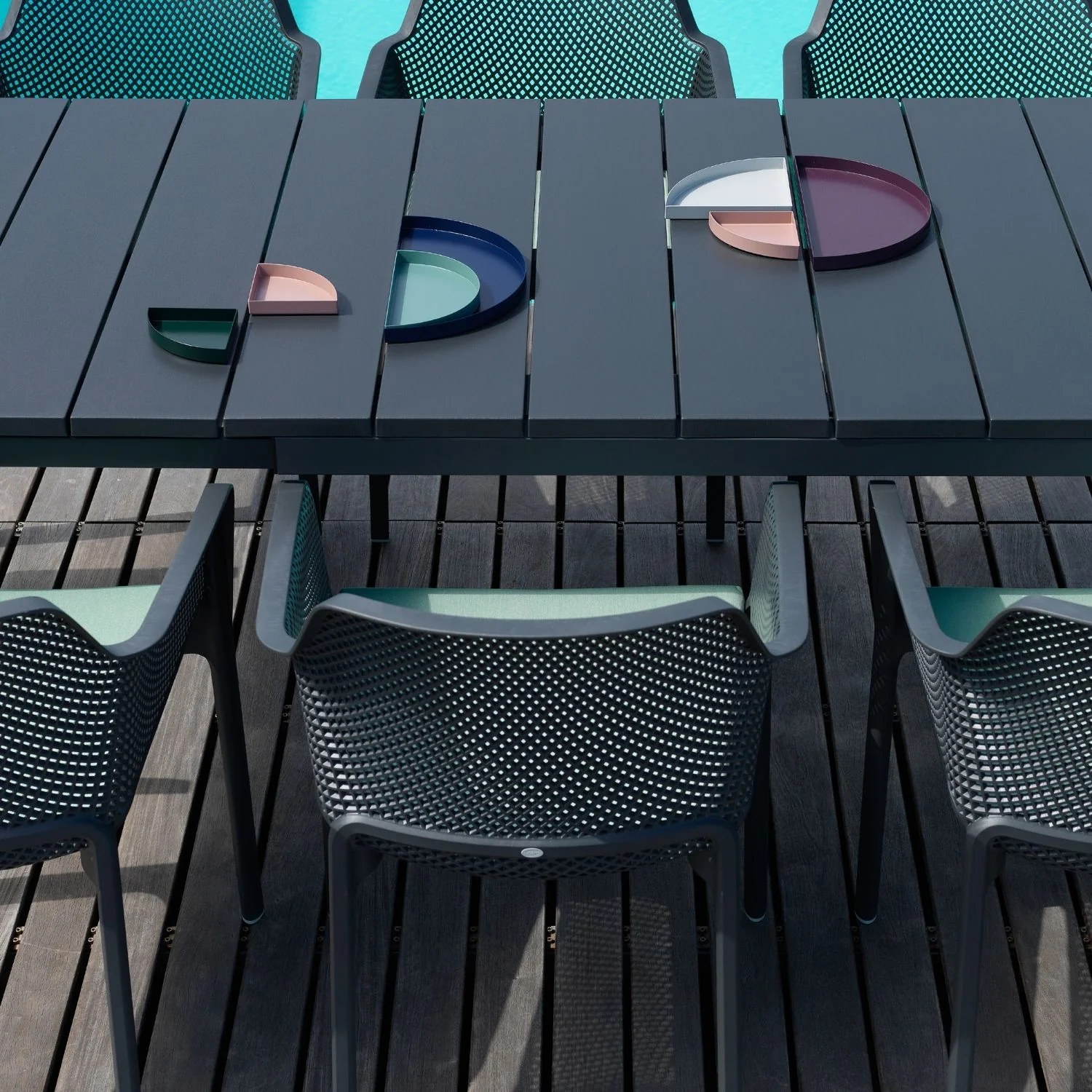 Nardi Net Outdoor Resin Dining Chair - Image 15