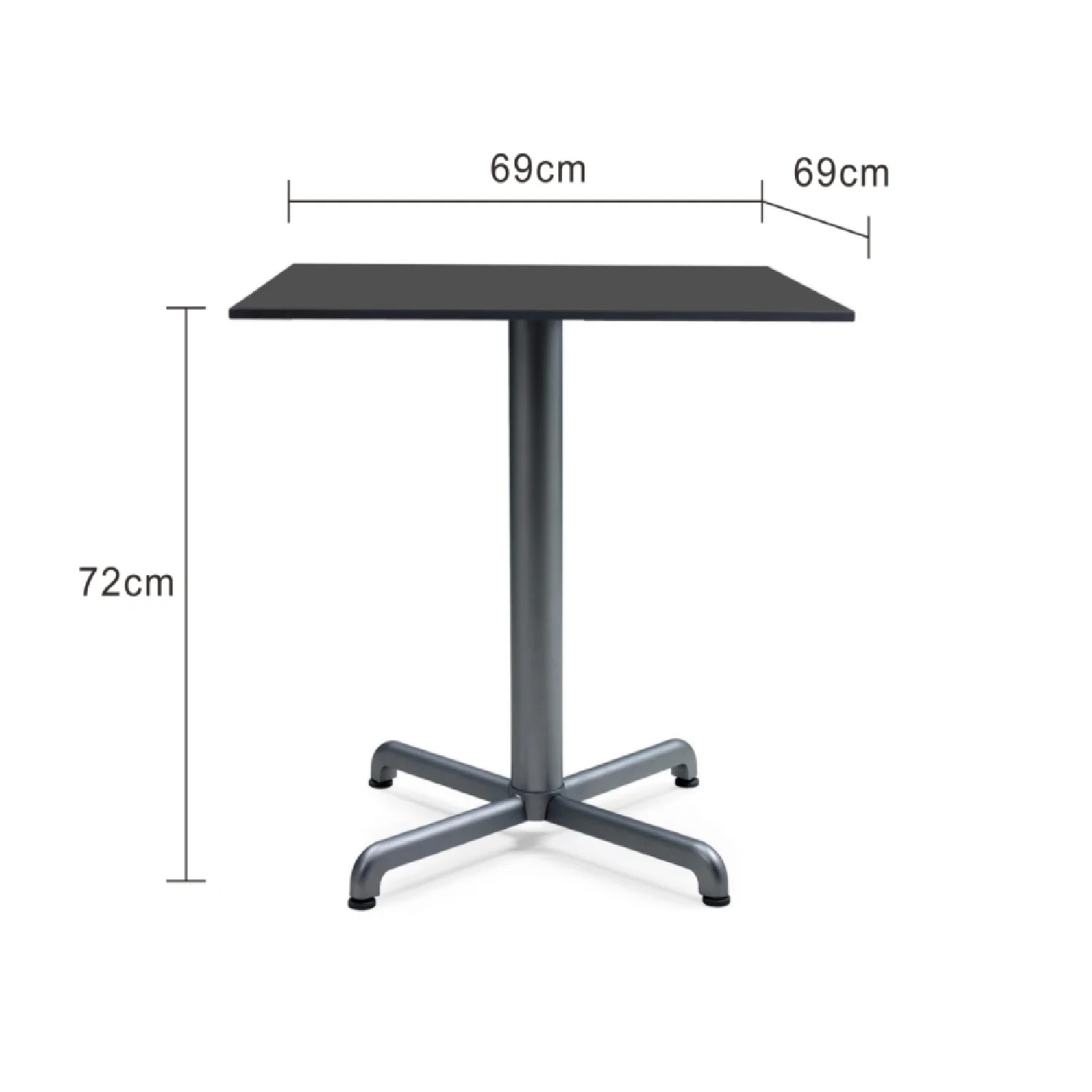 Nardi Calice Outdoor Aluminium Square Dining Table with High Pressure Laminate Top - Image 7