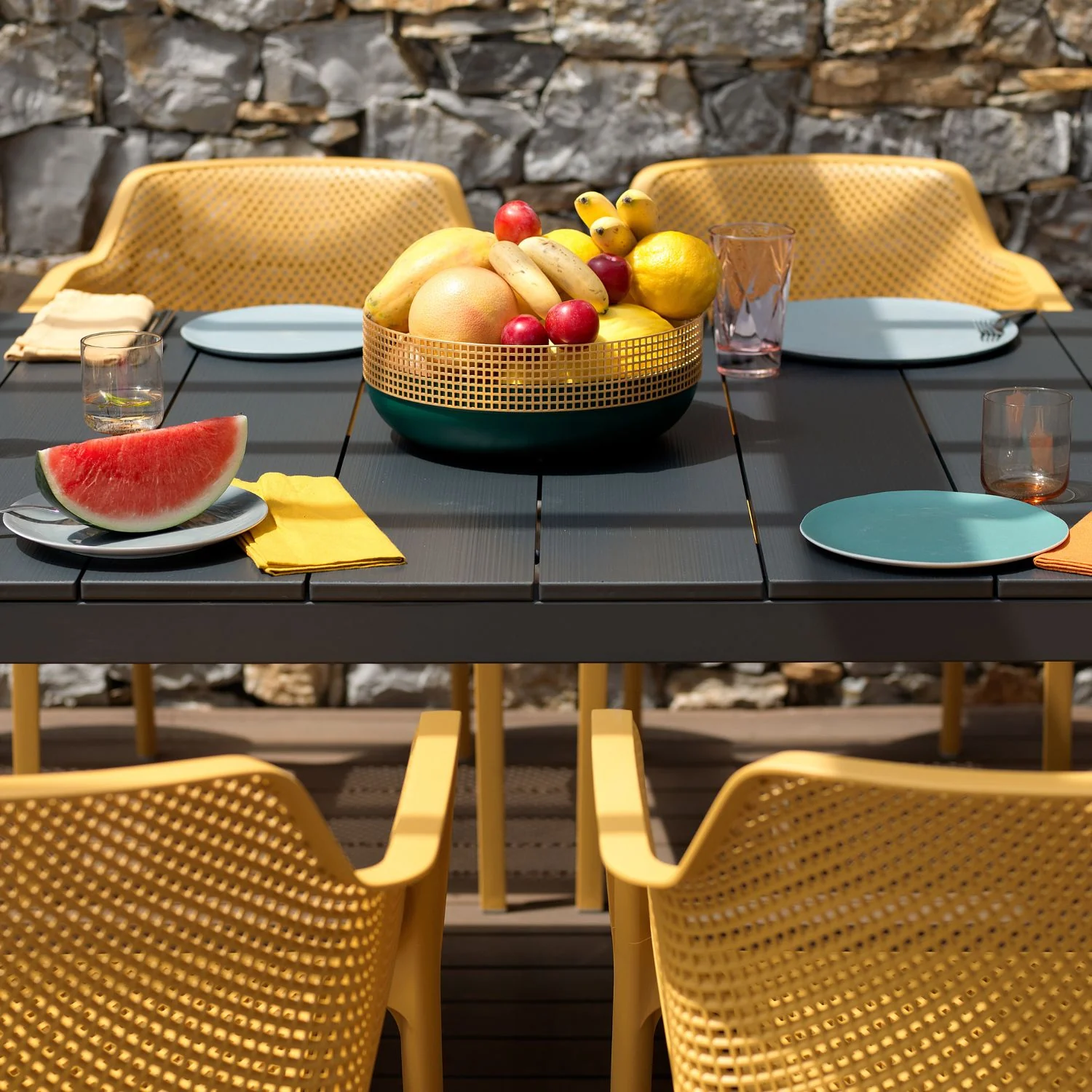 Nardi Rio Outdoor Aluminium Extension Dining Table 140/210 cm - Image 4