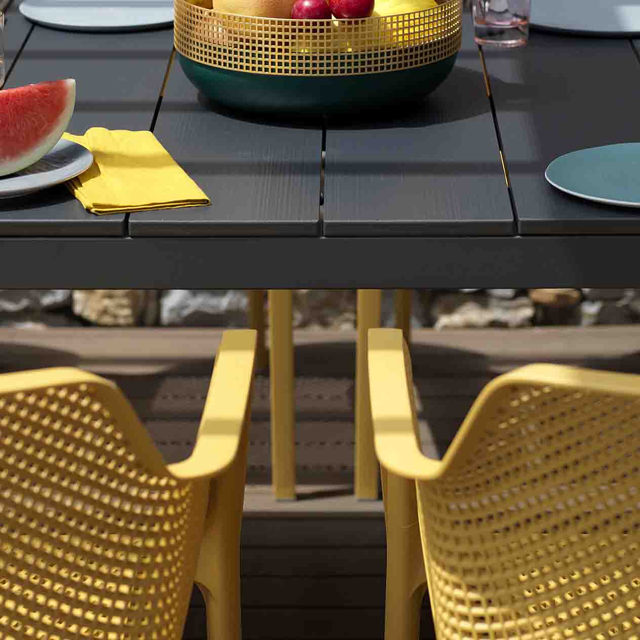 Nardi Rio Outdoor Resin Extension Dining Table 210/280 cm - Image 8