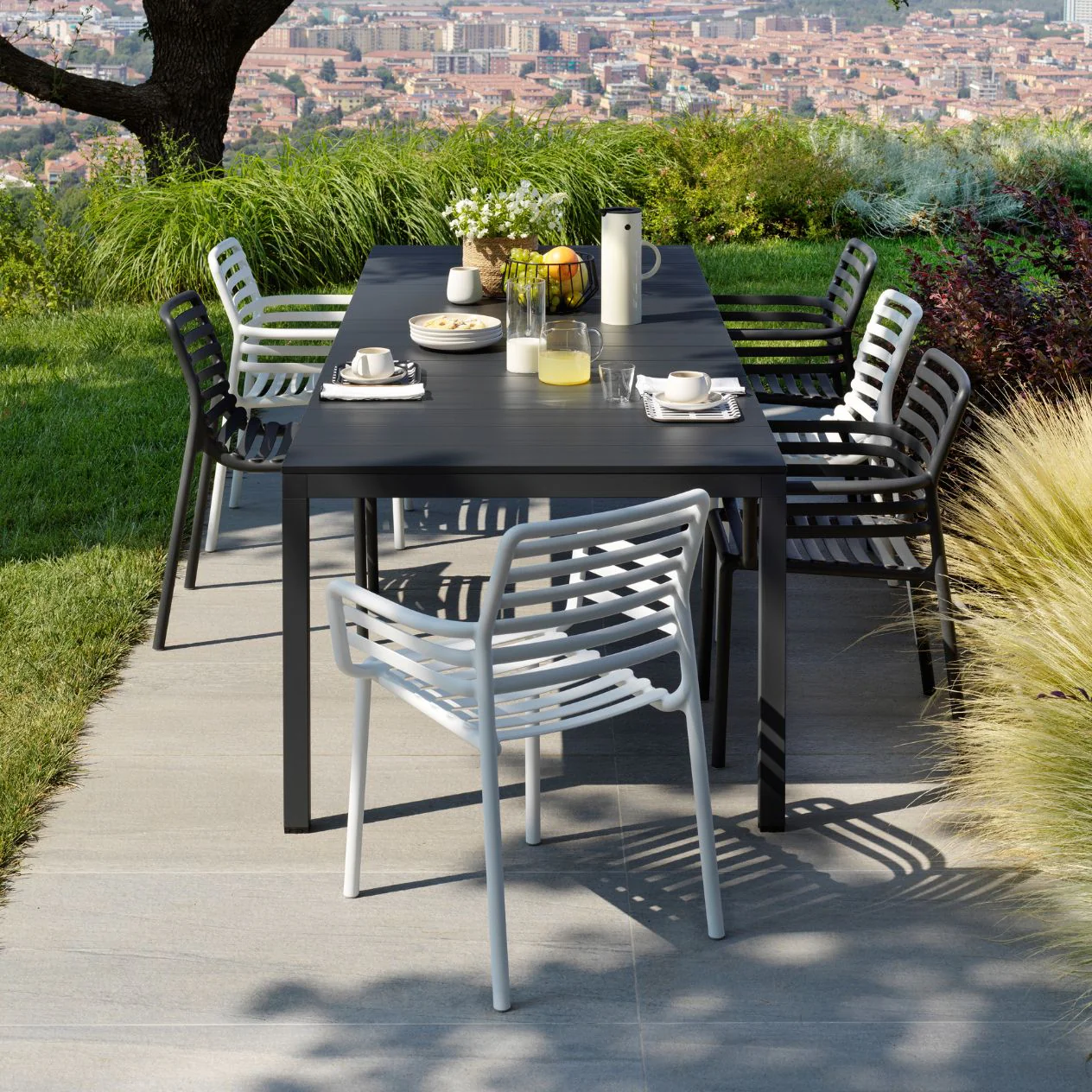 Nardi Rio Outdoor Outdoor Resin Extension Dining Table 140/210 cm - Image 3