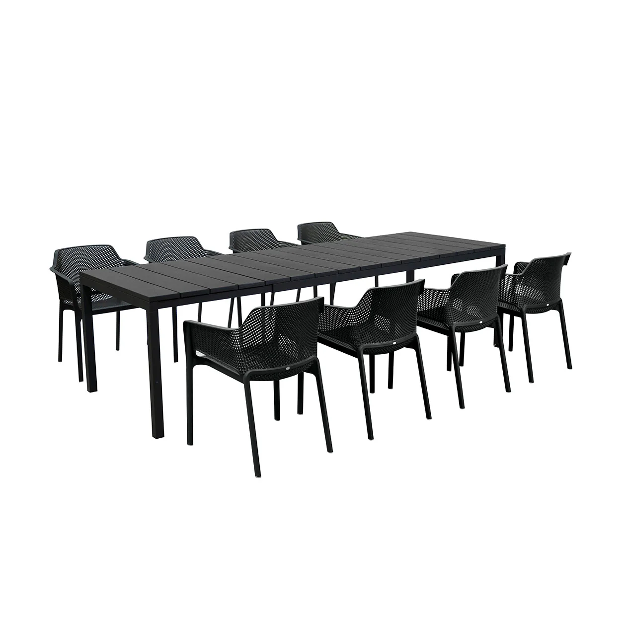 Nardi Rio Table Net Chair Outdoor Dining Setting - Image 3