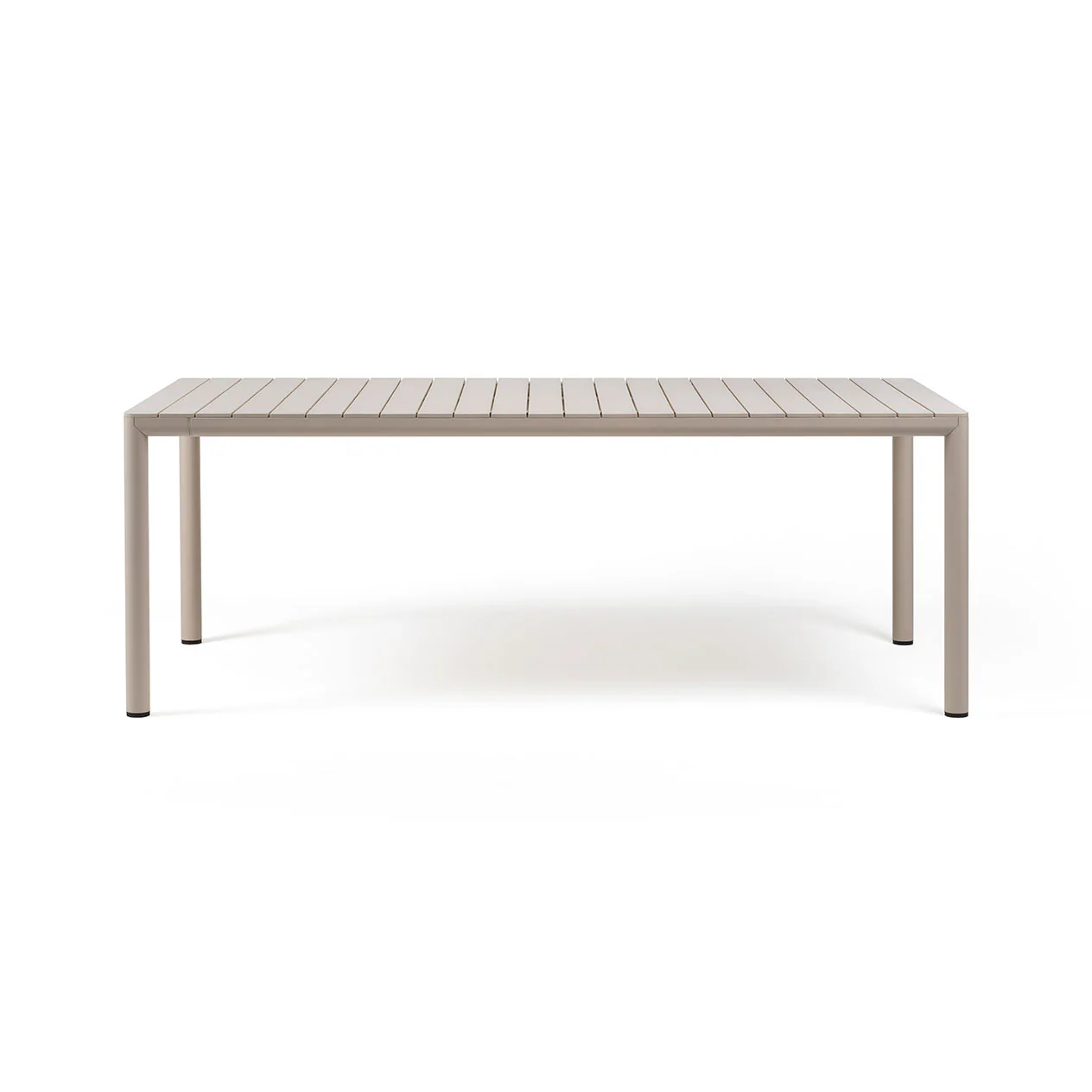 Nardi Tevere 147/211 Table Tiberina Armless Chair Outdoor Dining Setting - Image 6