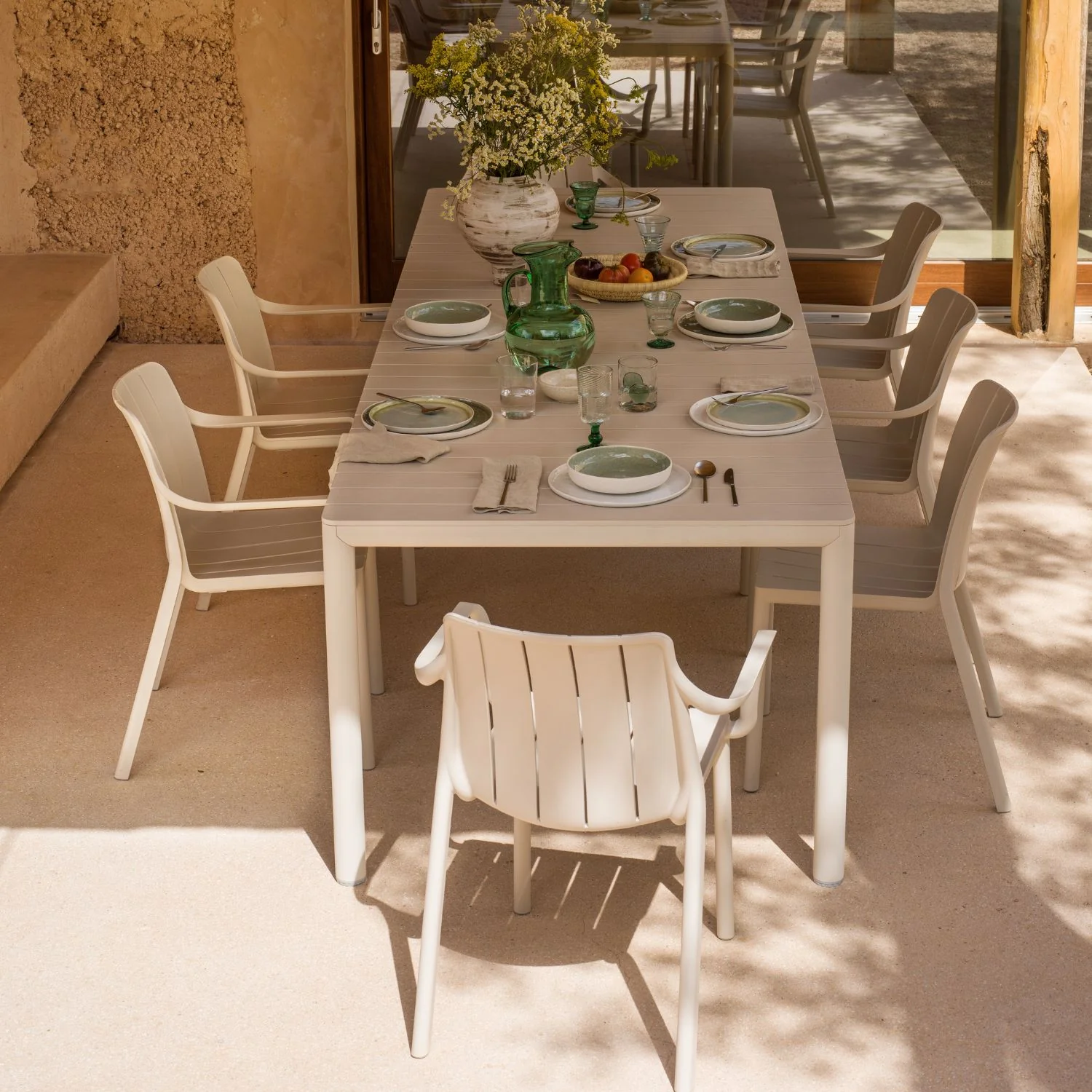 Nardi Tevere Outdoor Resin Extension Dining Table 211/275x100 cm - Image 6