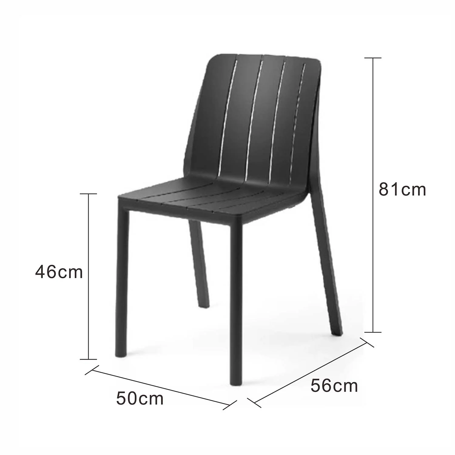 Nardi Tiberina Outdoor Dining Chair Without Arm - Image 6