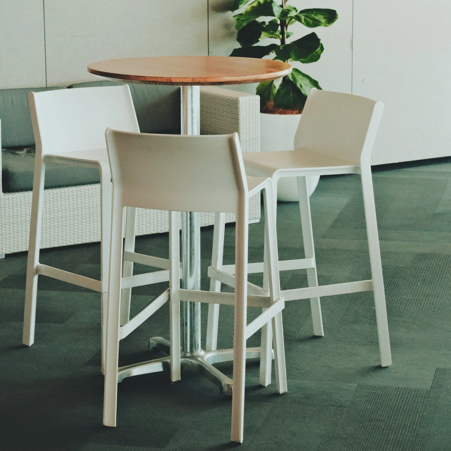 Nardi Trill Outdoor Resin Bar Stool - Image 4