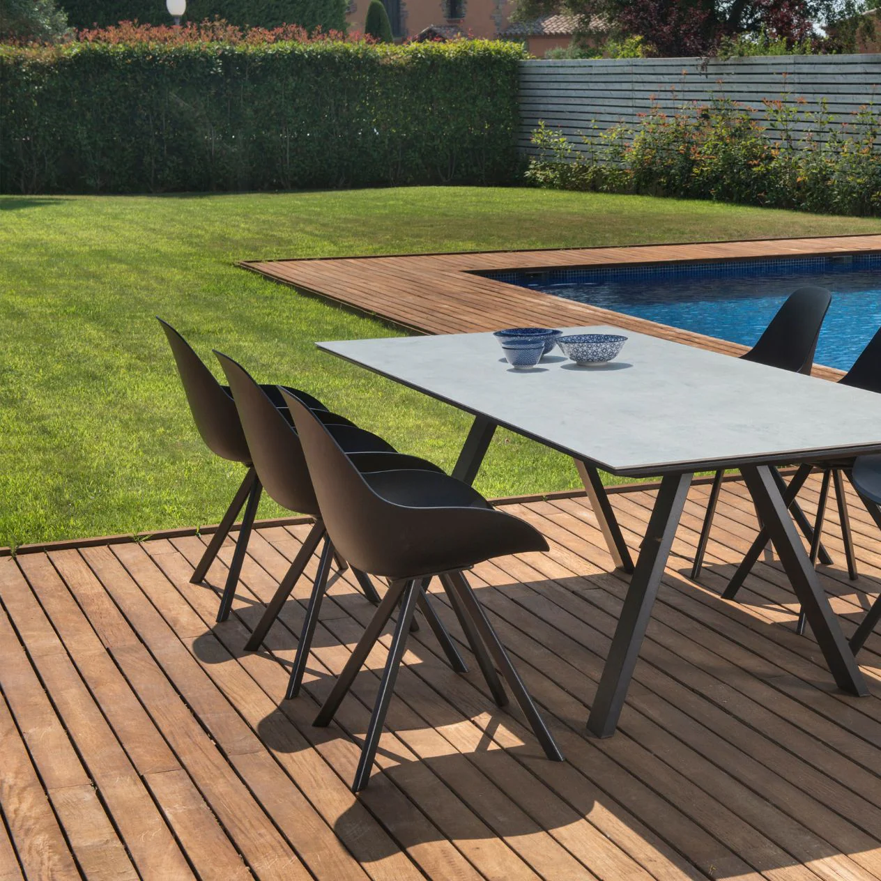 Neverland II Ceramic Outdoor Dining Table 240 cm - Image 2