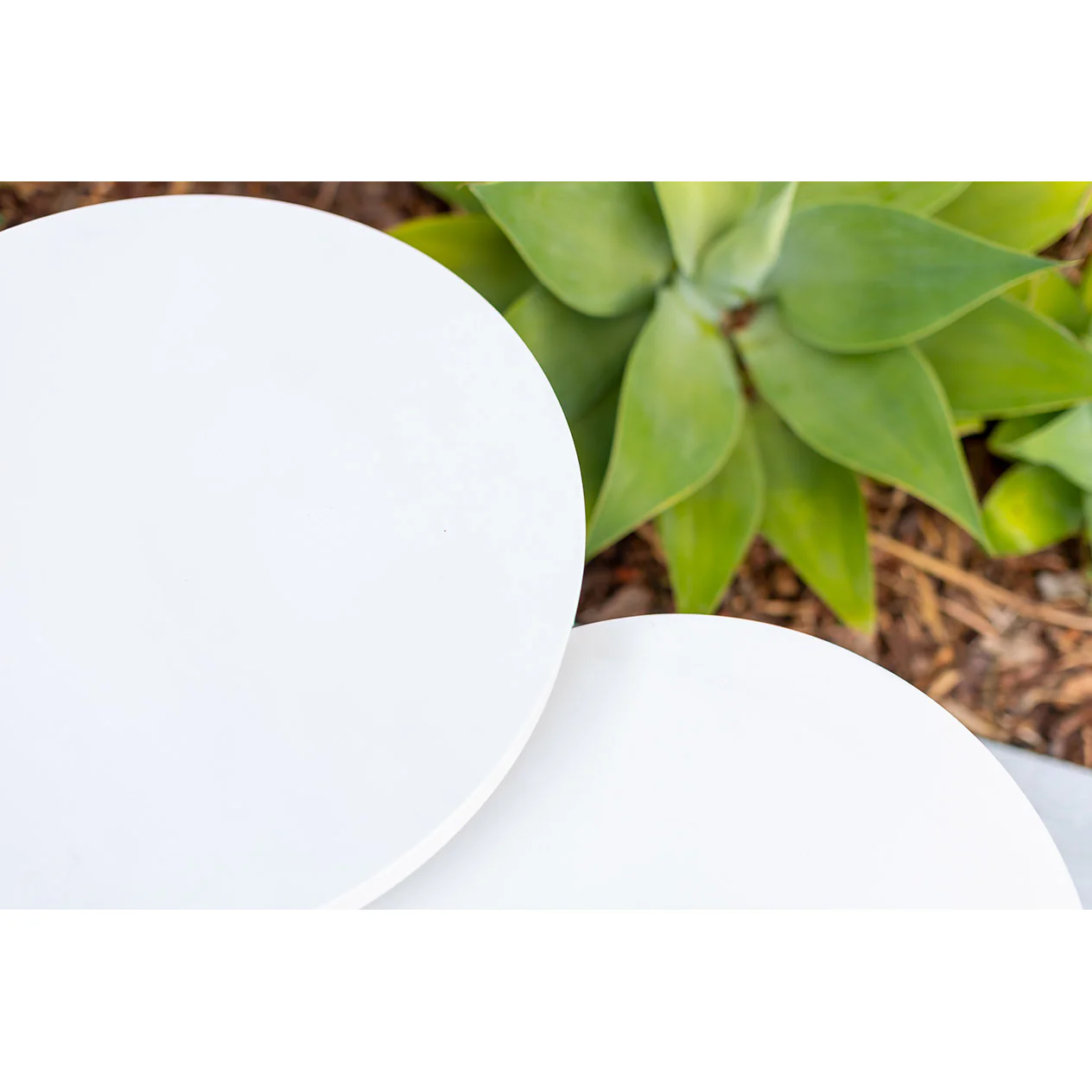 Neverland Outdoor Aluminium Round Side Table 2 Pcs Setting - Image 8