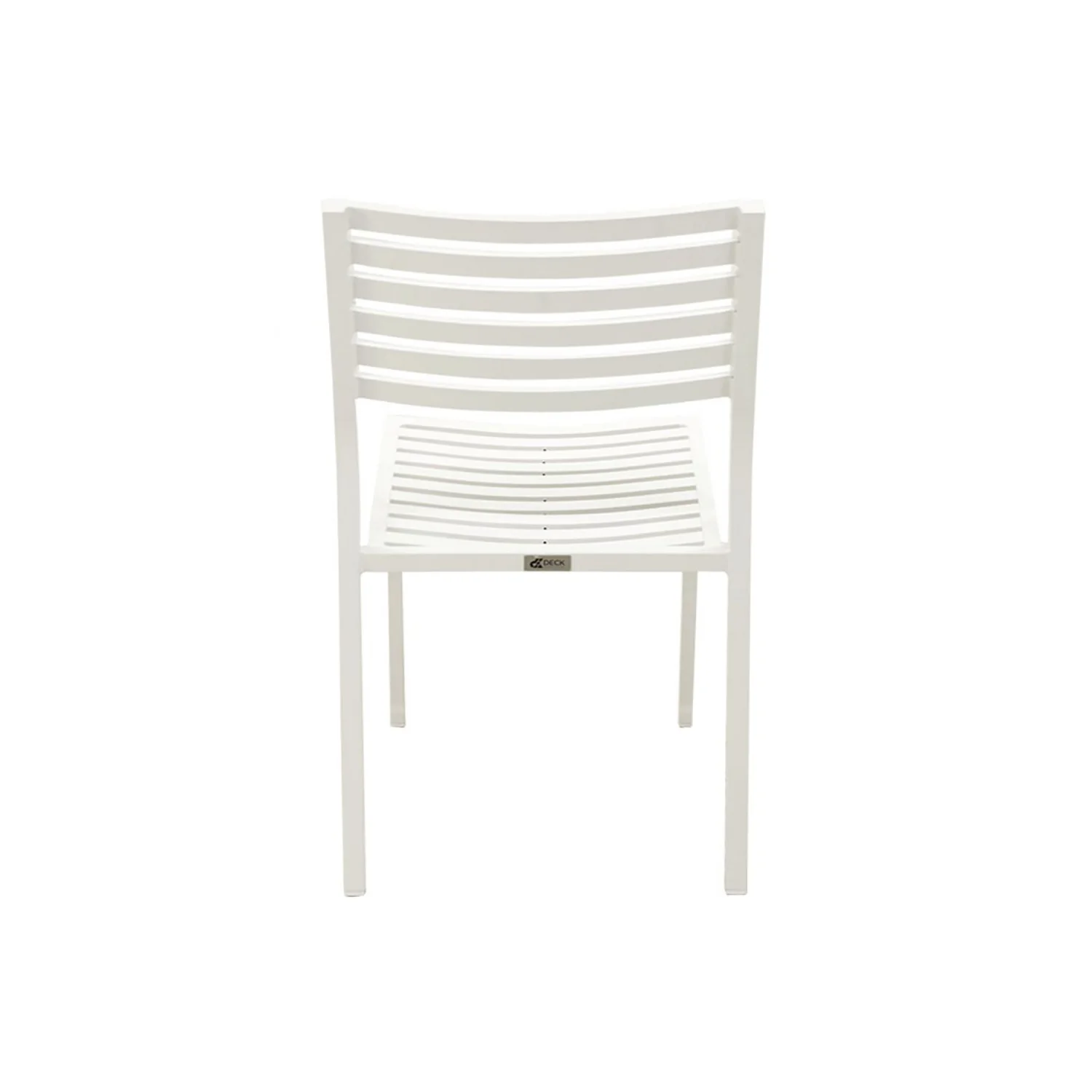 Coda Aluminium Outdoor Dining Armless Chair - Image 8