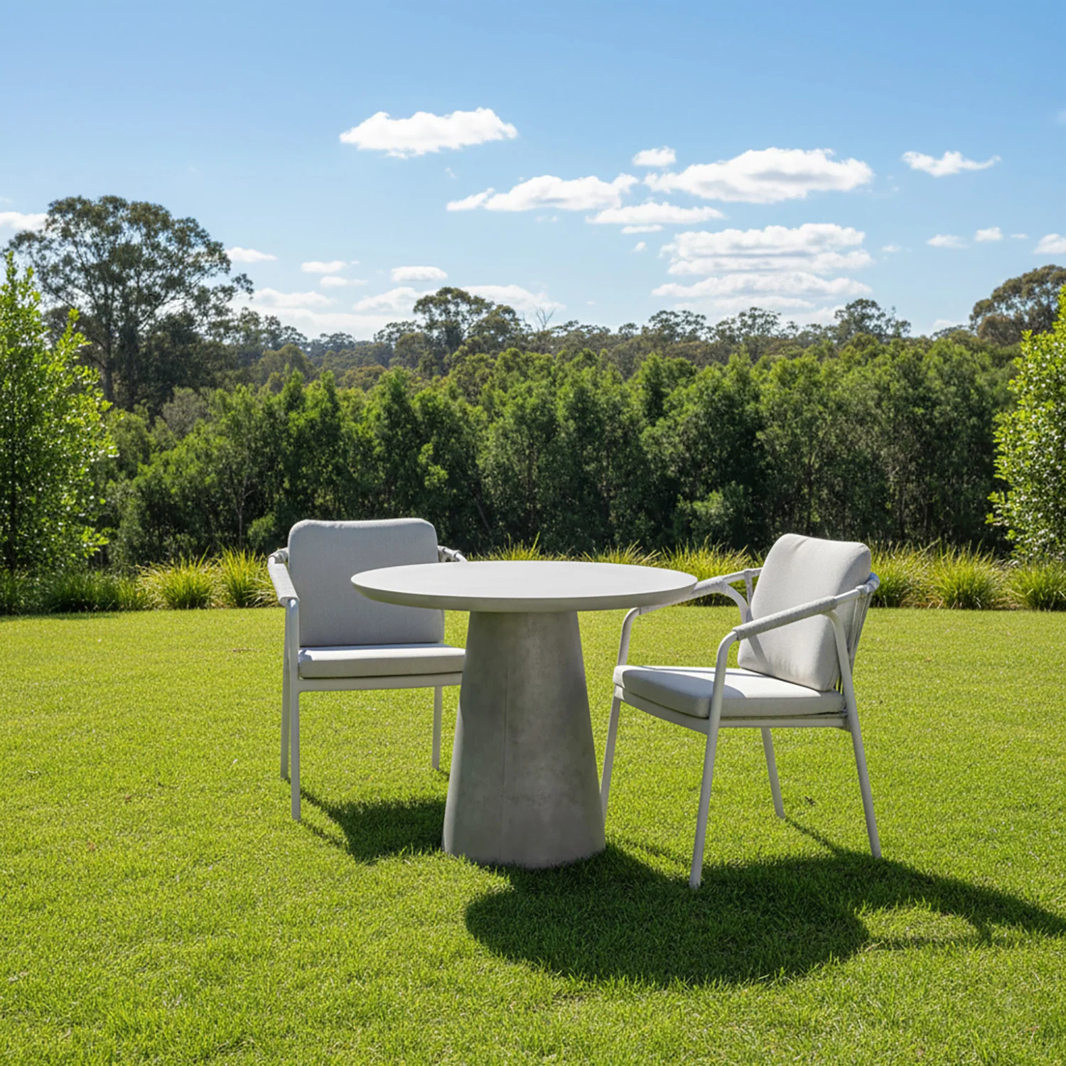 Nikita Table Oakland Chair Outdoor Dining Setting - Image 2