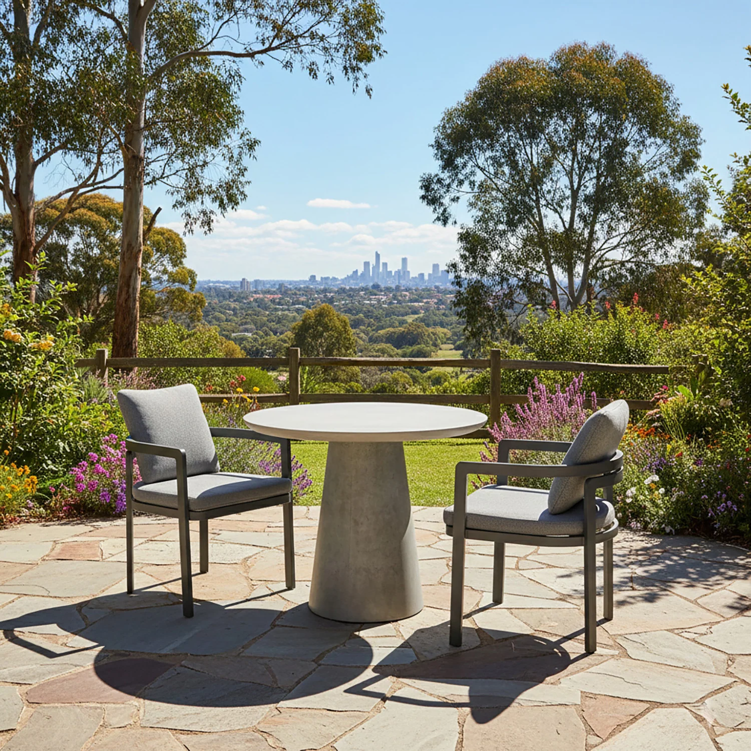 Nikita Table Tampa Chair Outdoor Dining Setting - Image 2