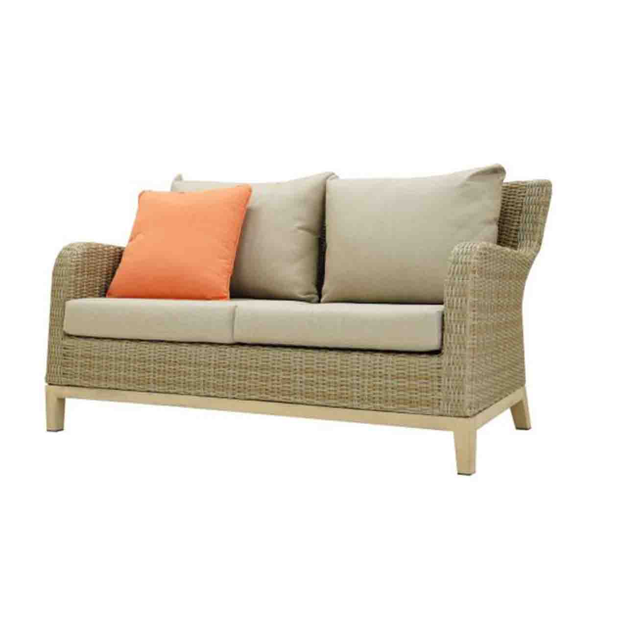 Noosa 2 Seater Outdoor Wicker Lounge - Image 4