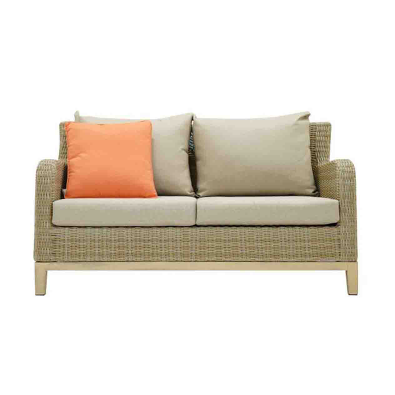 Noosa 2 Seater Outdoor Wicker Lounge - Image 5