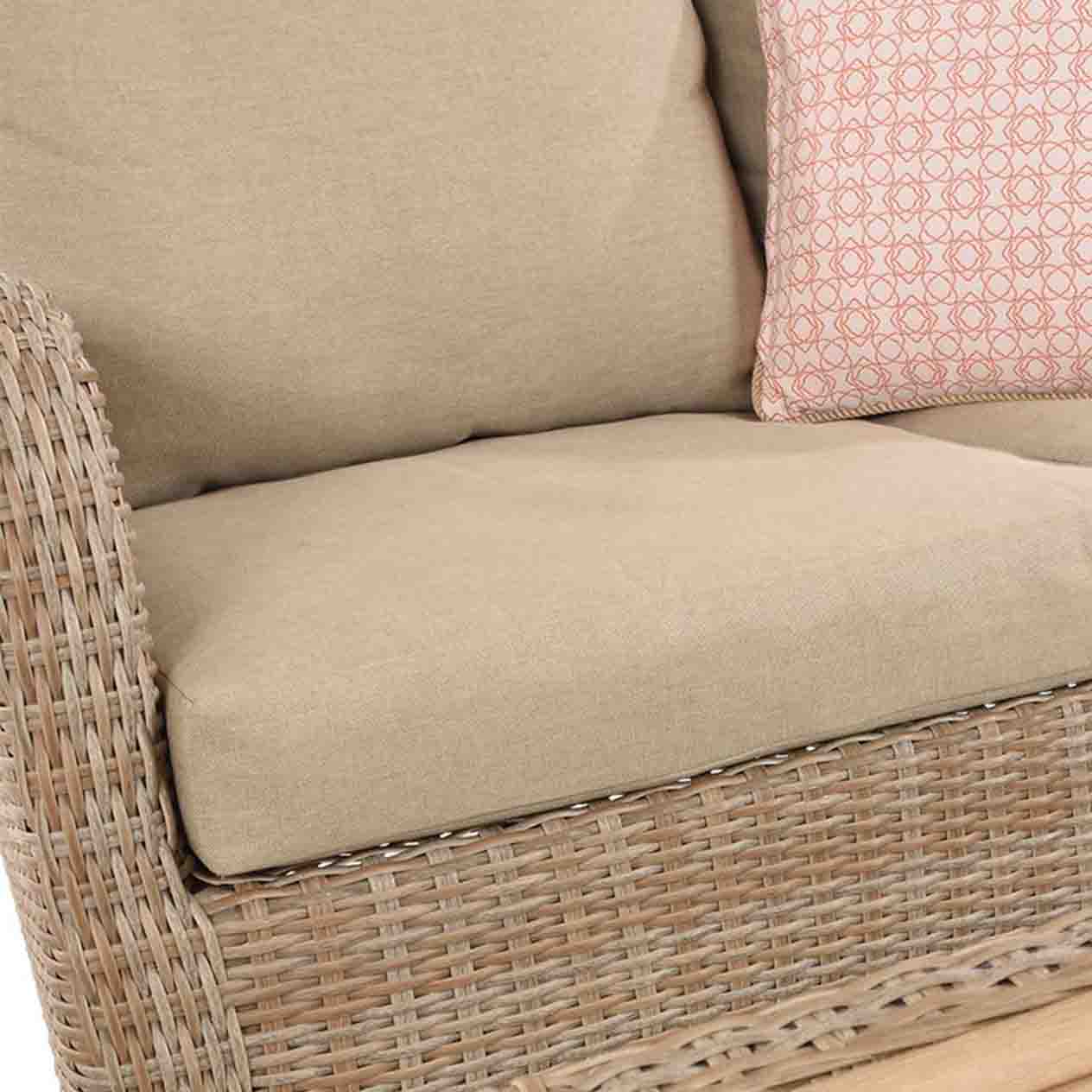 Noosa 3 Seater Outdoor Wicker Lounge - Image 5