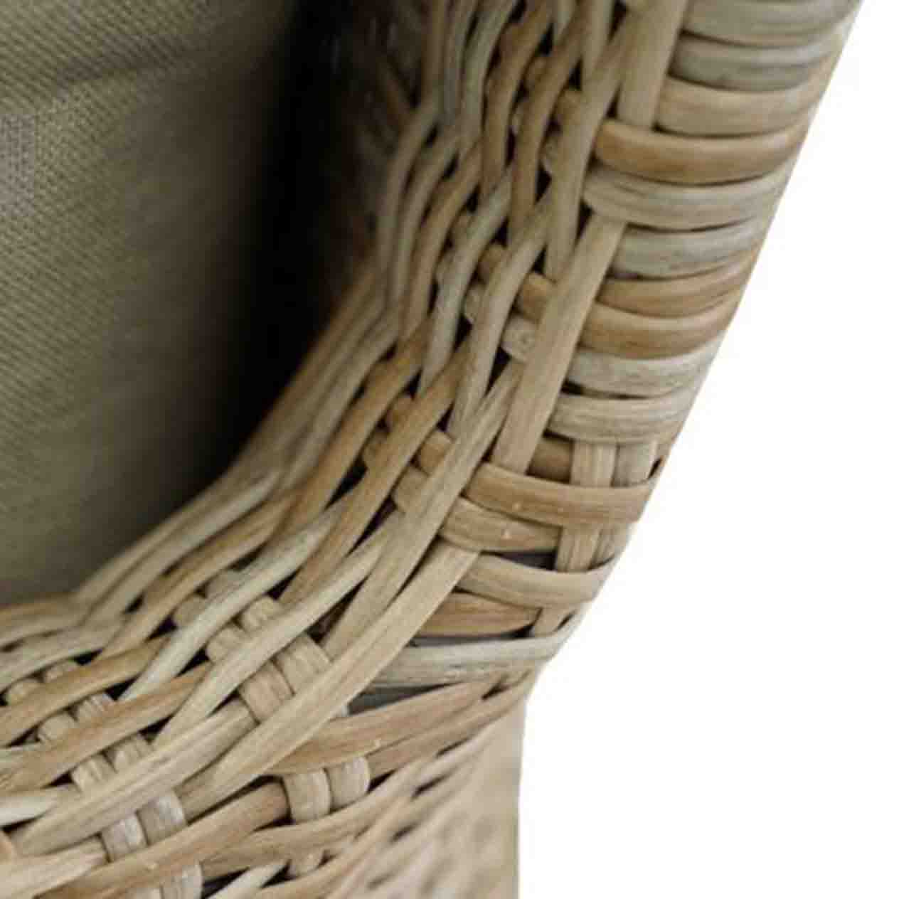 Noosa 3 Seater Outdoor Wicker Lounge - Image 6