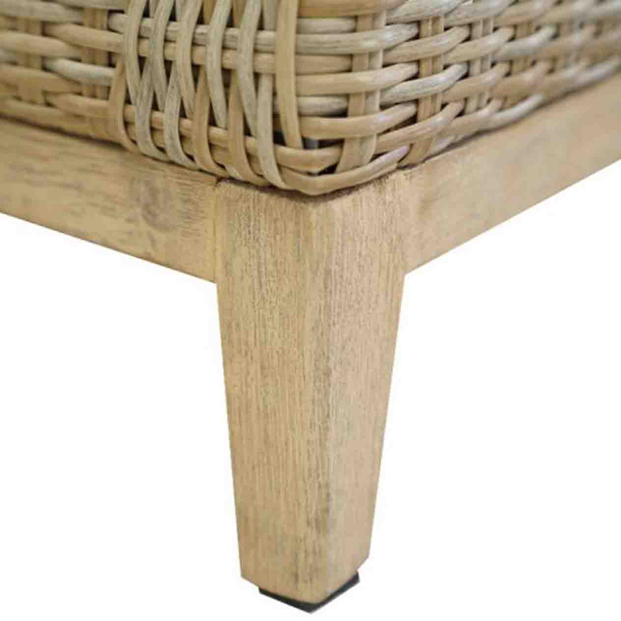 Noosa 3 Seater Outdoor Wicker Lounge - Image 7