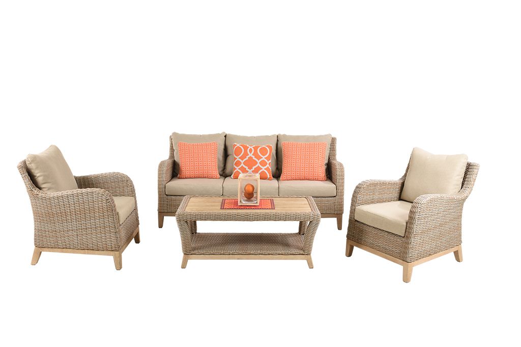Noosa 5 Seater Outdoor Wicker Lounge - Image 3