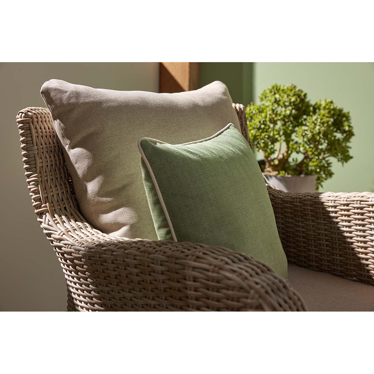 Noosa 5 Seater Outdoor Wicker Lounge - Image 6