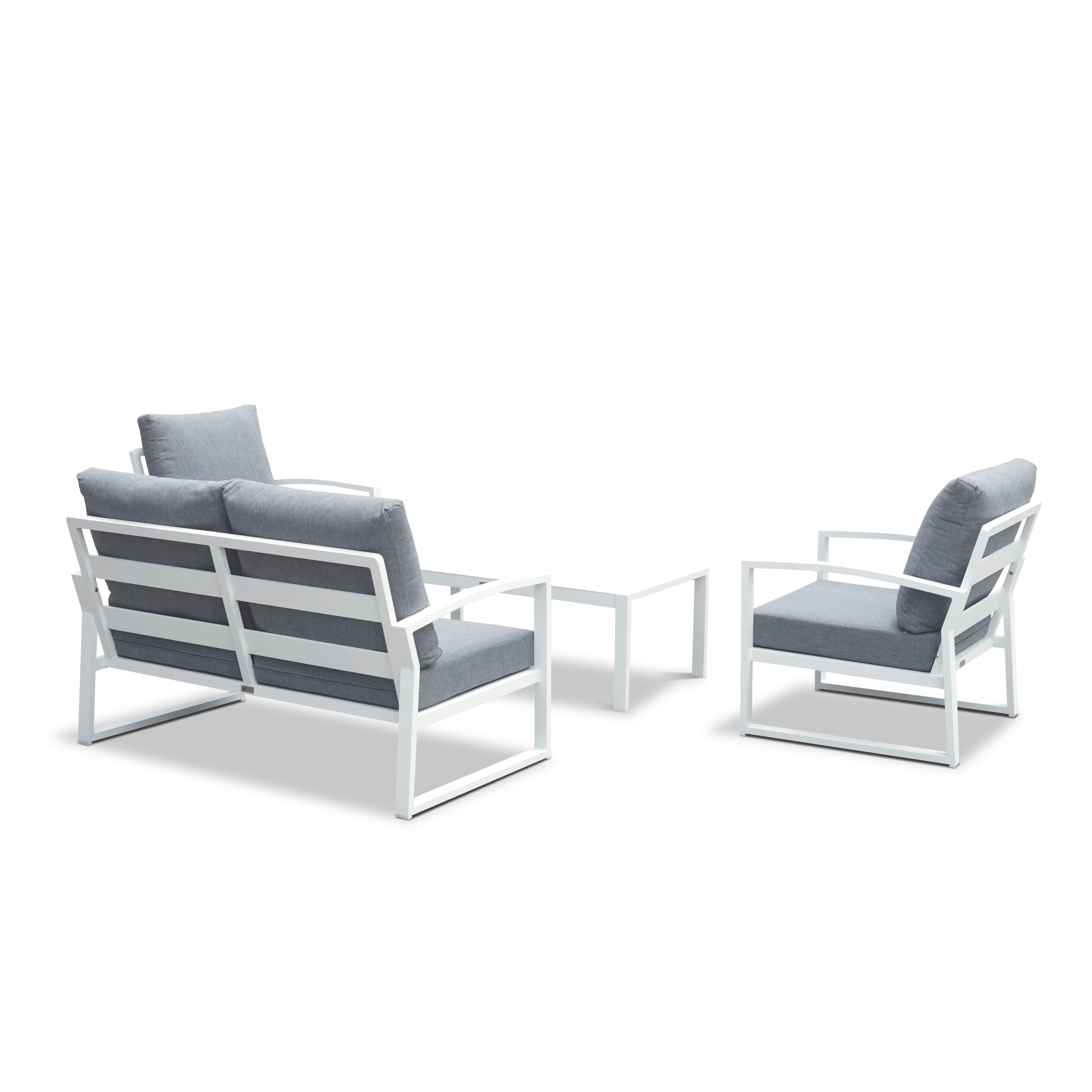 Nottingham 4 Seater Outdoor Aluminium Lounge - Image 5