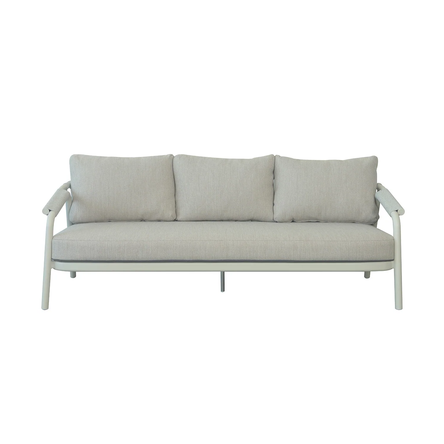 Oakland 5 Seater Rope Outdoor Lounge with Coffee Table 120 cm - Image 6
