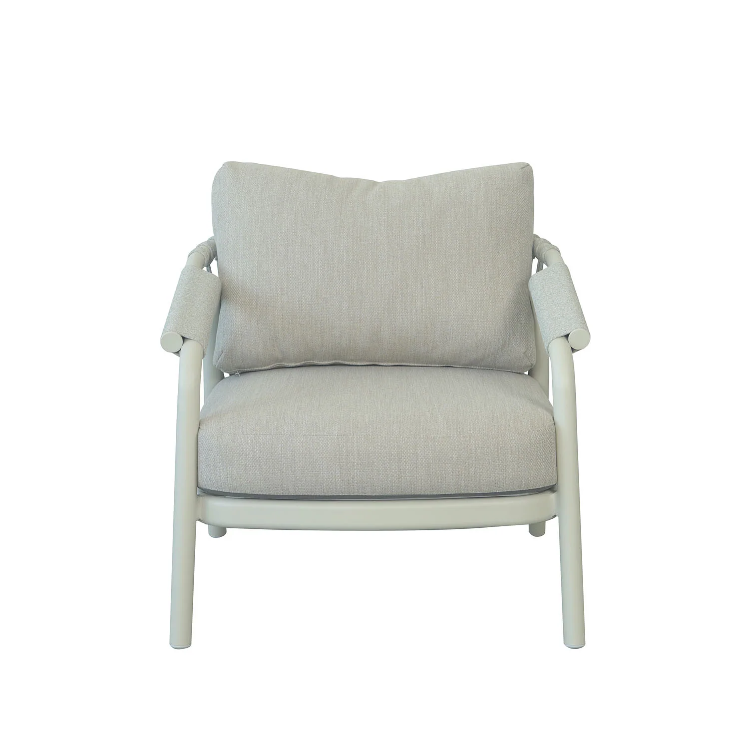 Oakland 5 Seater Rope Outdoor Lounge with Coffee Table 120 cm - Image 8