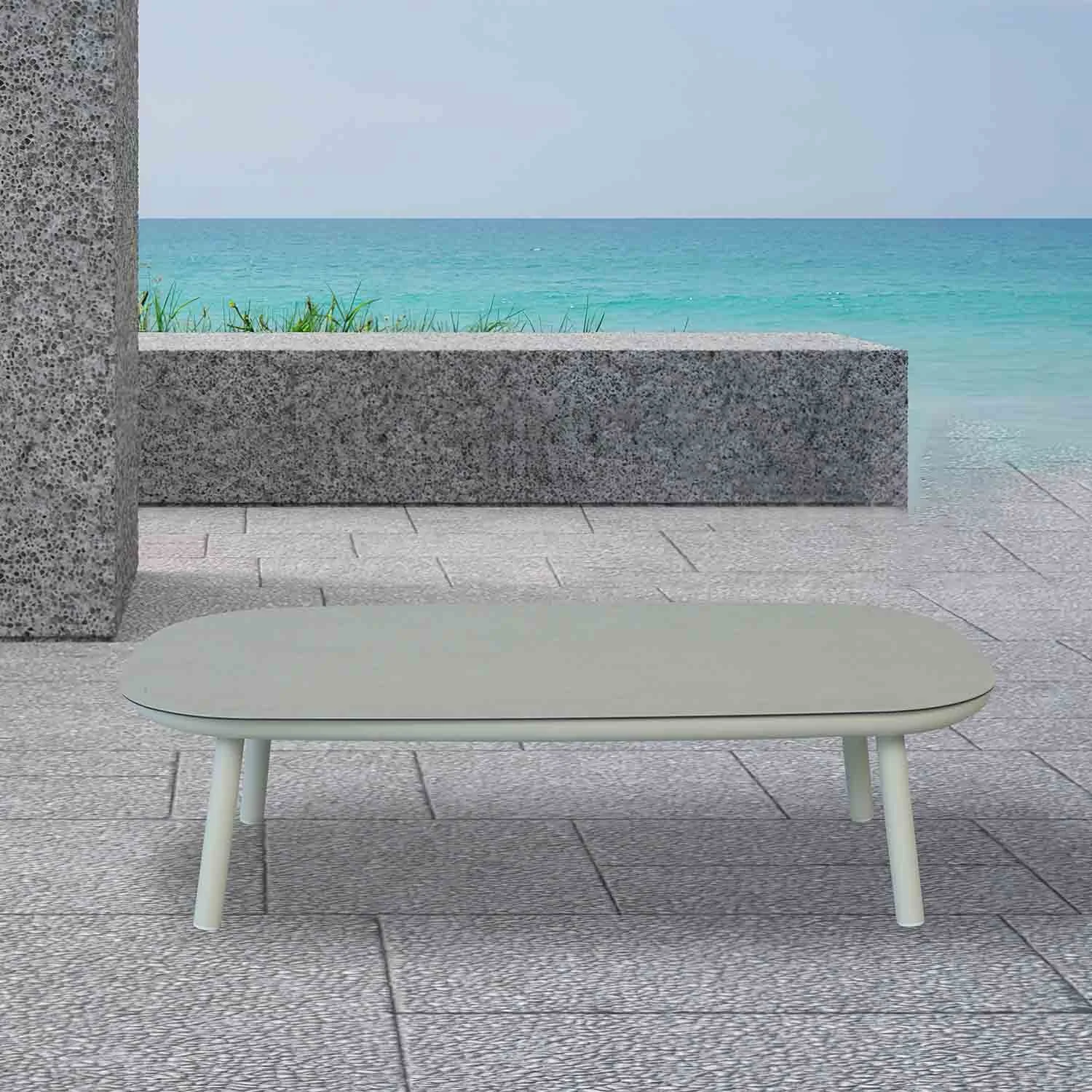 Oakland Aluminium Outdoor Coffee Table - Image 2