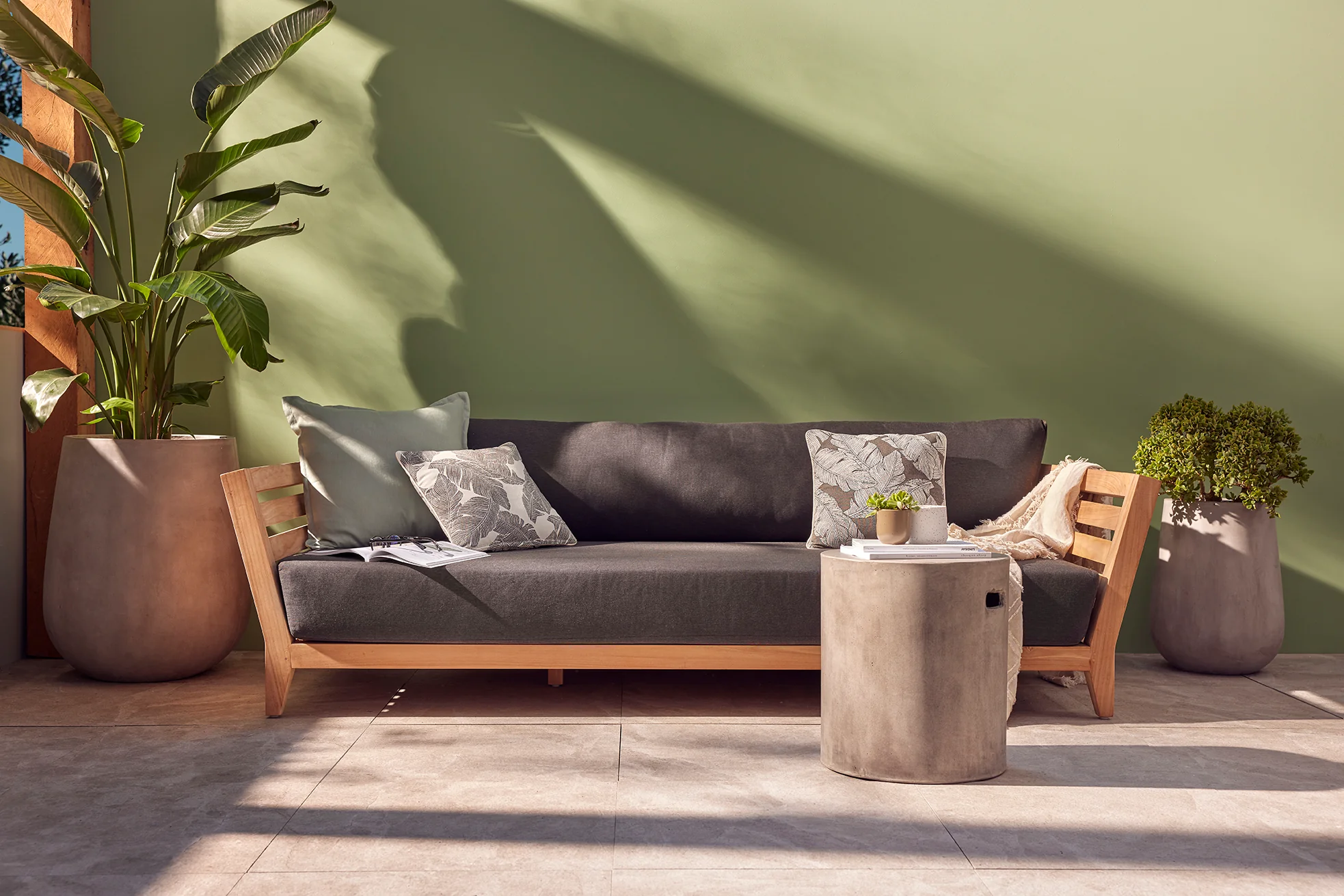 Ottawa II 3 Seater Outdoor Teak Lounge - Image 4