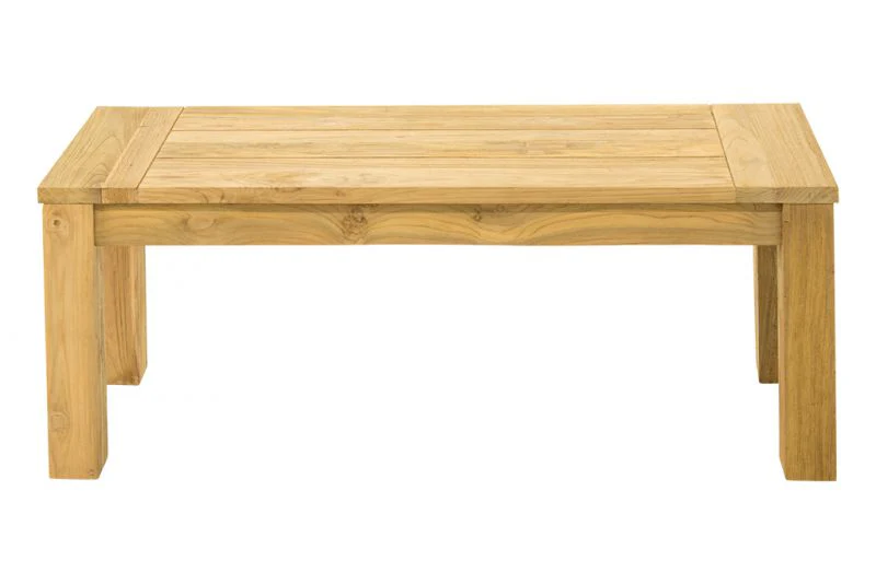 Polly Outdoor Recycled Teak Bench 110 cm - Image 5