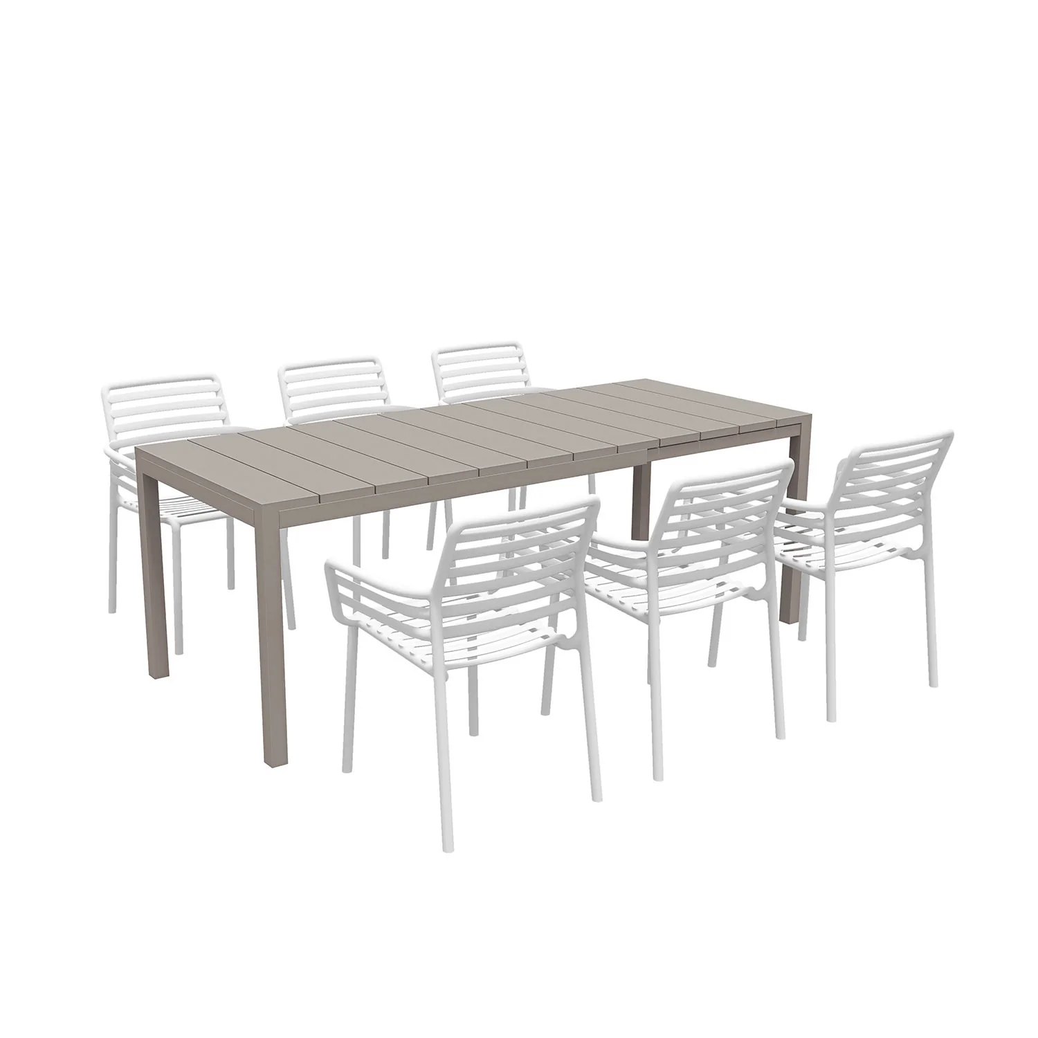 Nardi Rio Table Doga Dining Chair Outdoor Dining Setting - Image 3