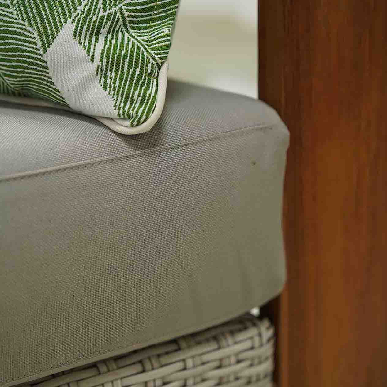 Rossland 3 Seater Outdoor Wicker Lounge - Image 6