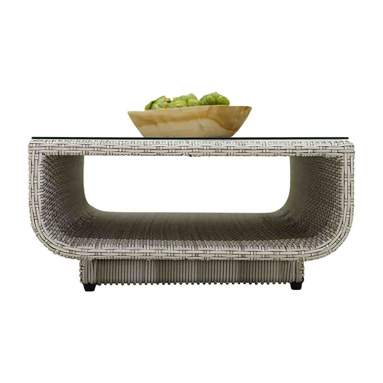 Rossland Outdoor Wicker Coffee Table 130 cm - Image 4