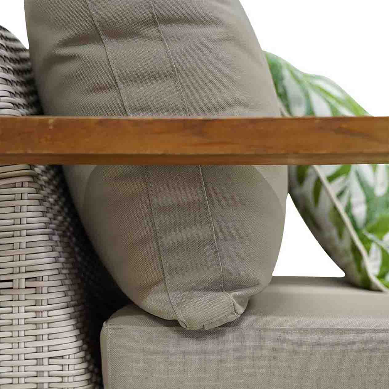 Rossland Outdoor Wicker Armchair - Image 6