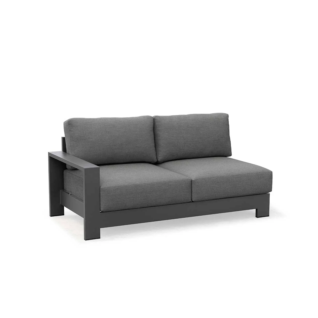 Skyline 4 Seater Aluminium Outdoor Modular Lounge Setting with Coffee Table - Image 5
