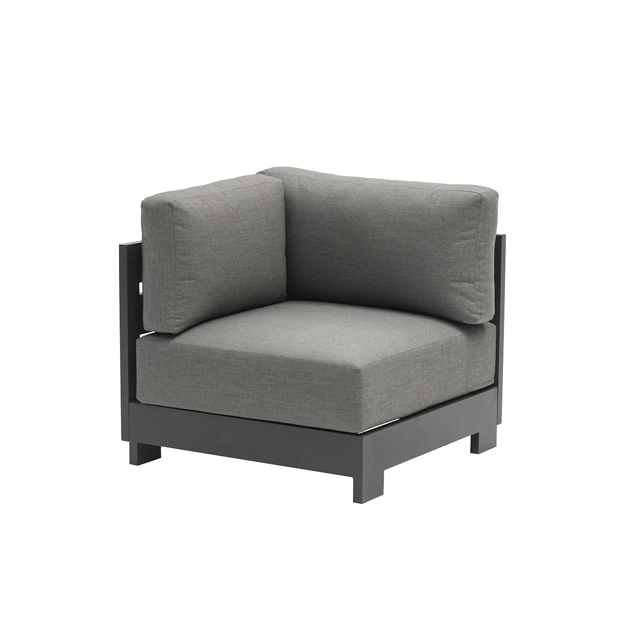 Skyline 4 Seater Aluminium Outdoor Modular Lounge Setting with Coffee Table - Image 7