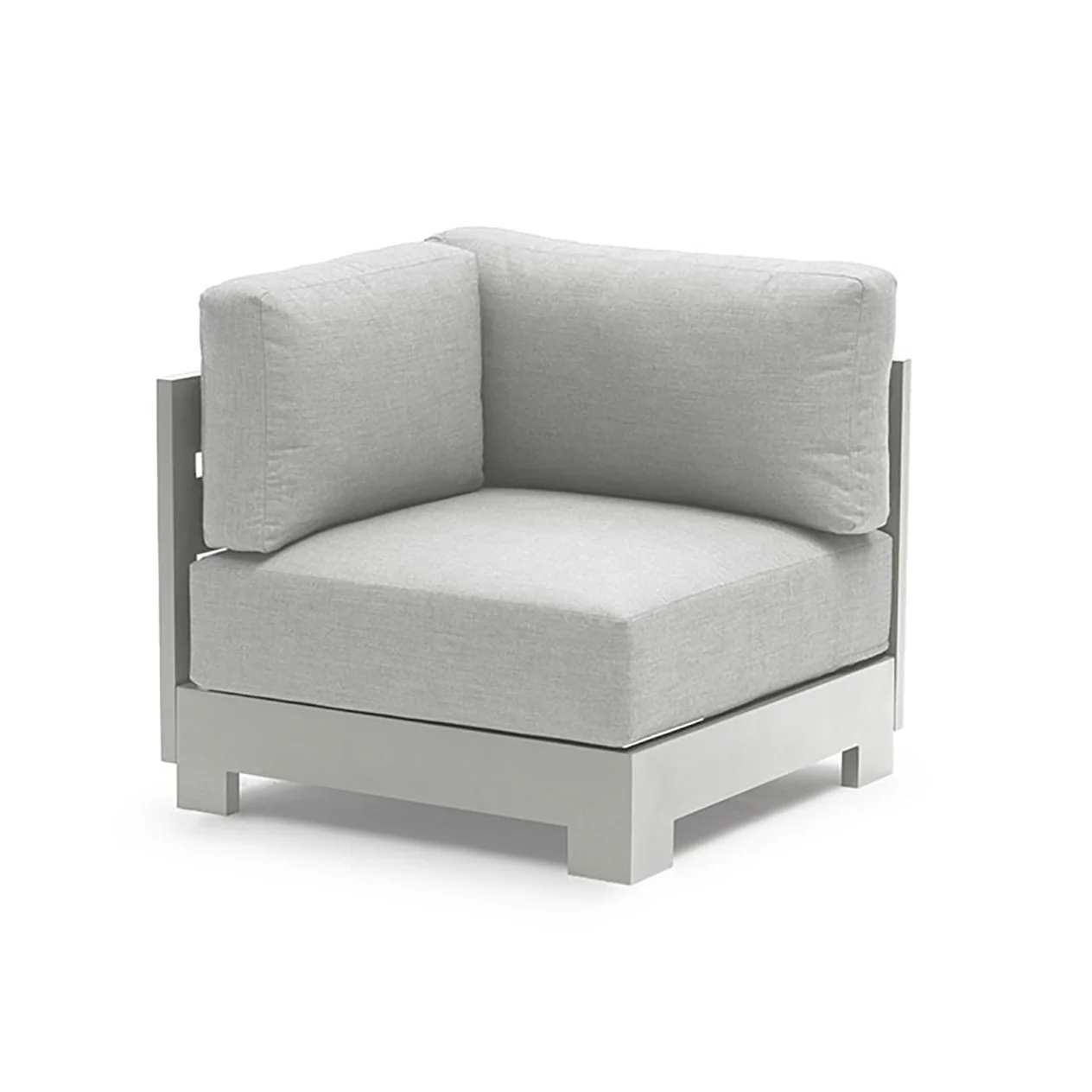 Skyline 4 Seater Aluminium Outdoor Modular Lounge Setting with Coffee Table - Image 8
